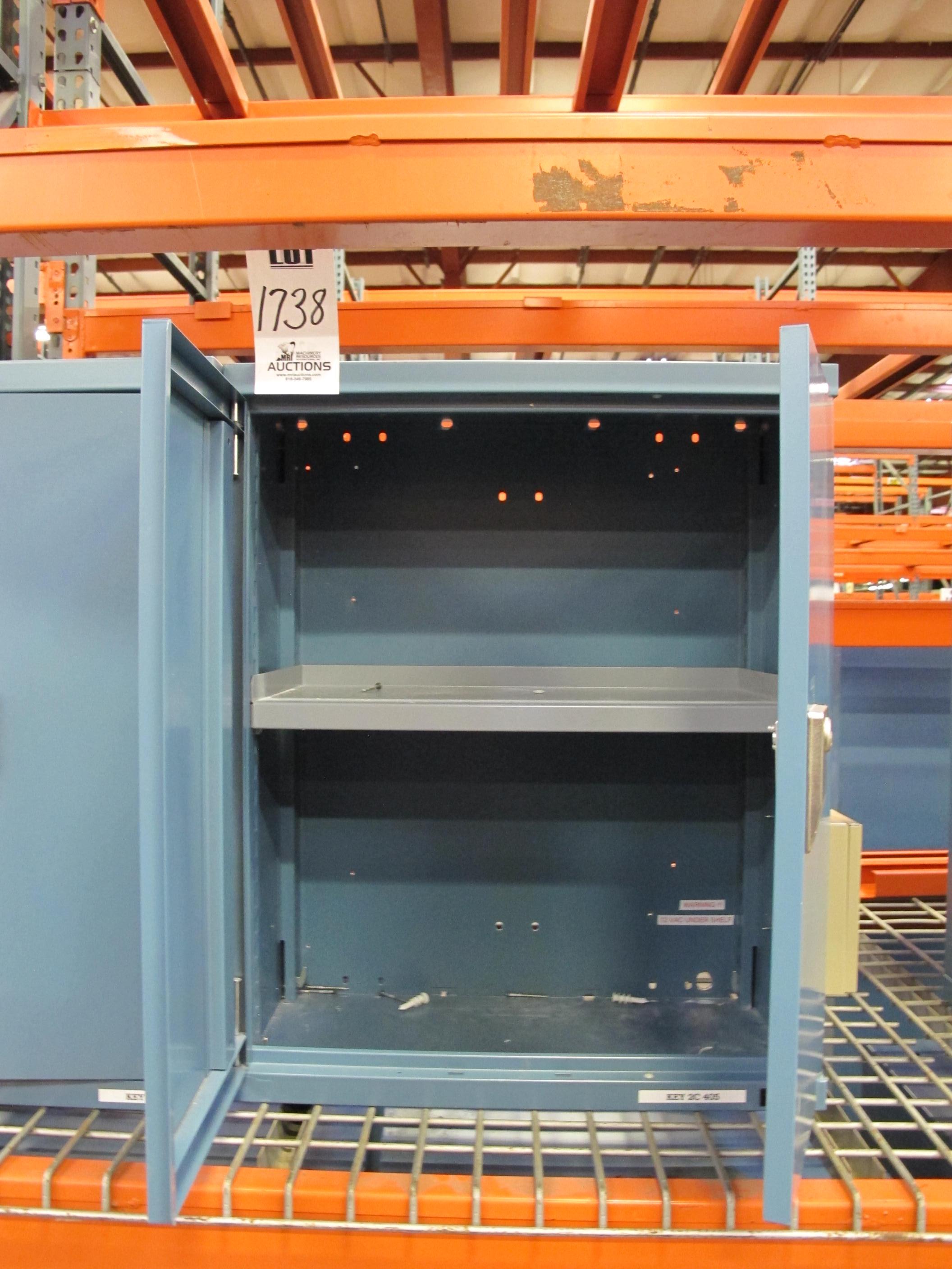 LISTA 1 SHELF LOCKER CABINET. LOADING & HANDLING $5-1738