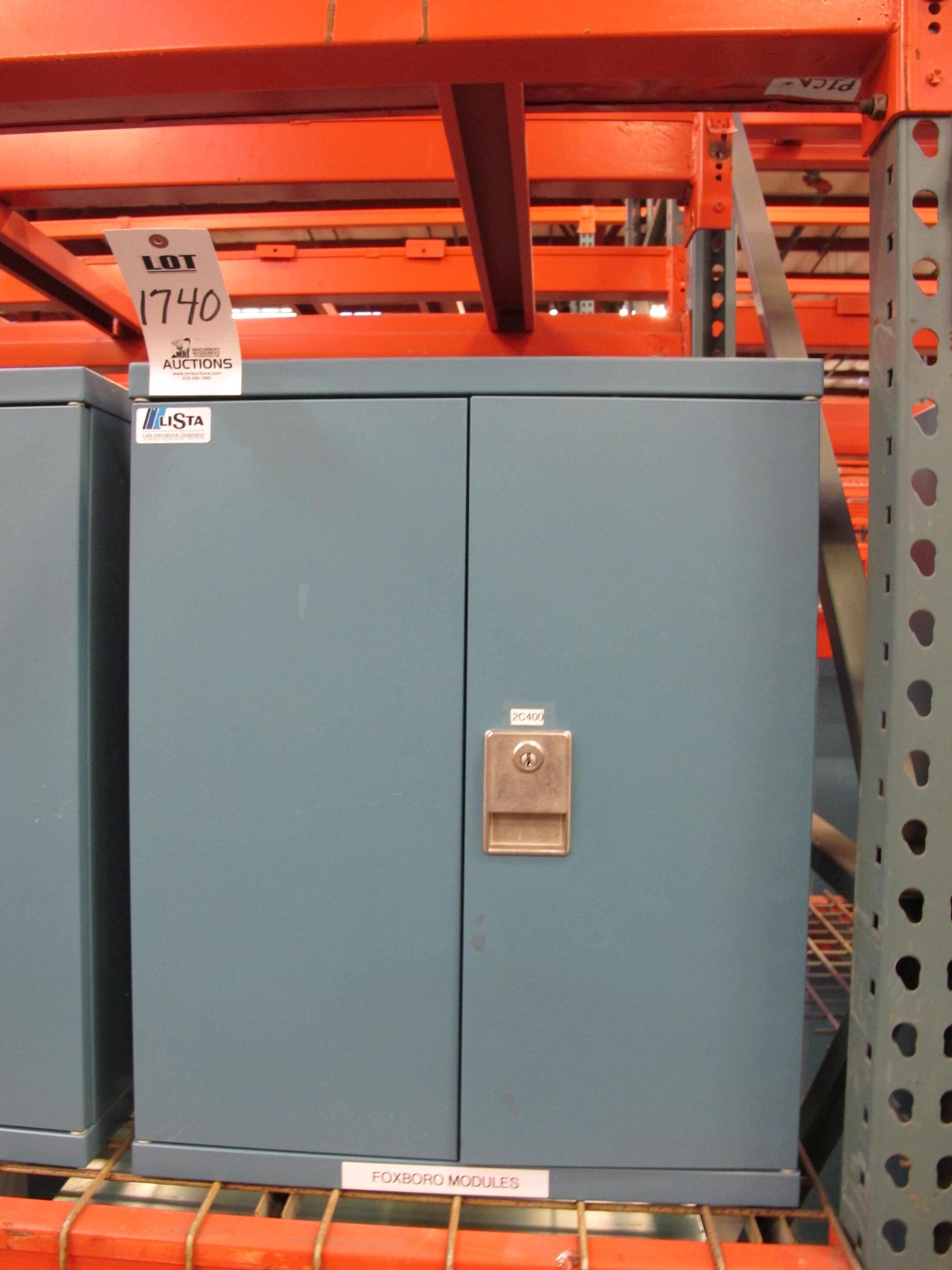 LISTA 2 SHELF LOCKER CABINET WITH CONTENTS. LOADING & HANDLING $5-1740