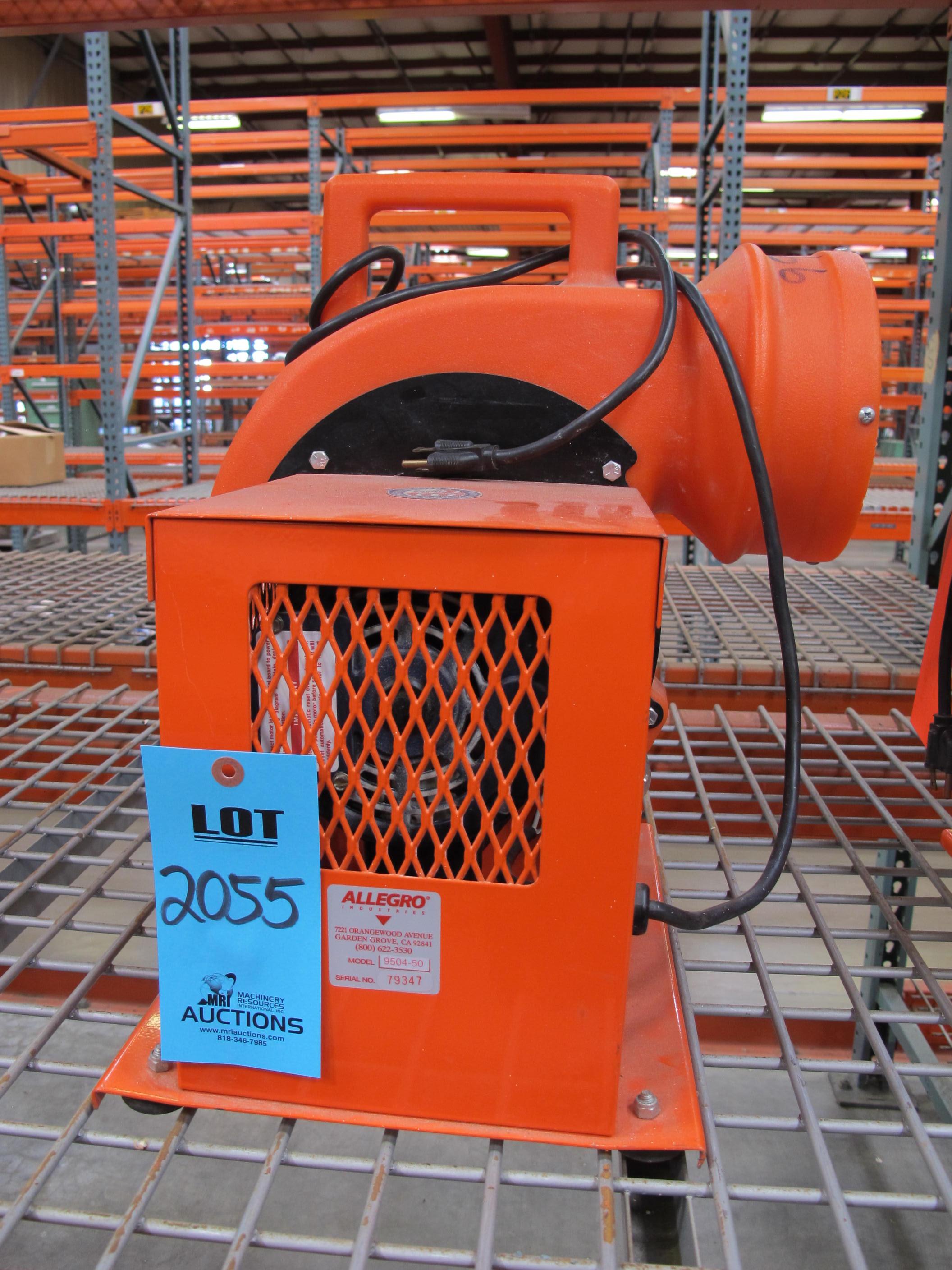 ALLEGRO INDUSTRIES INDUSTRIAL BLOWER, MODEL 9504-50-2055