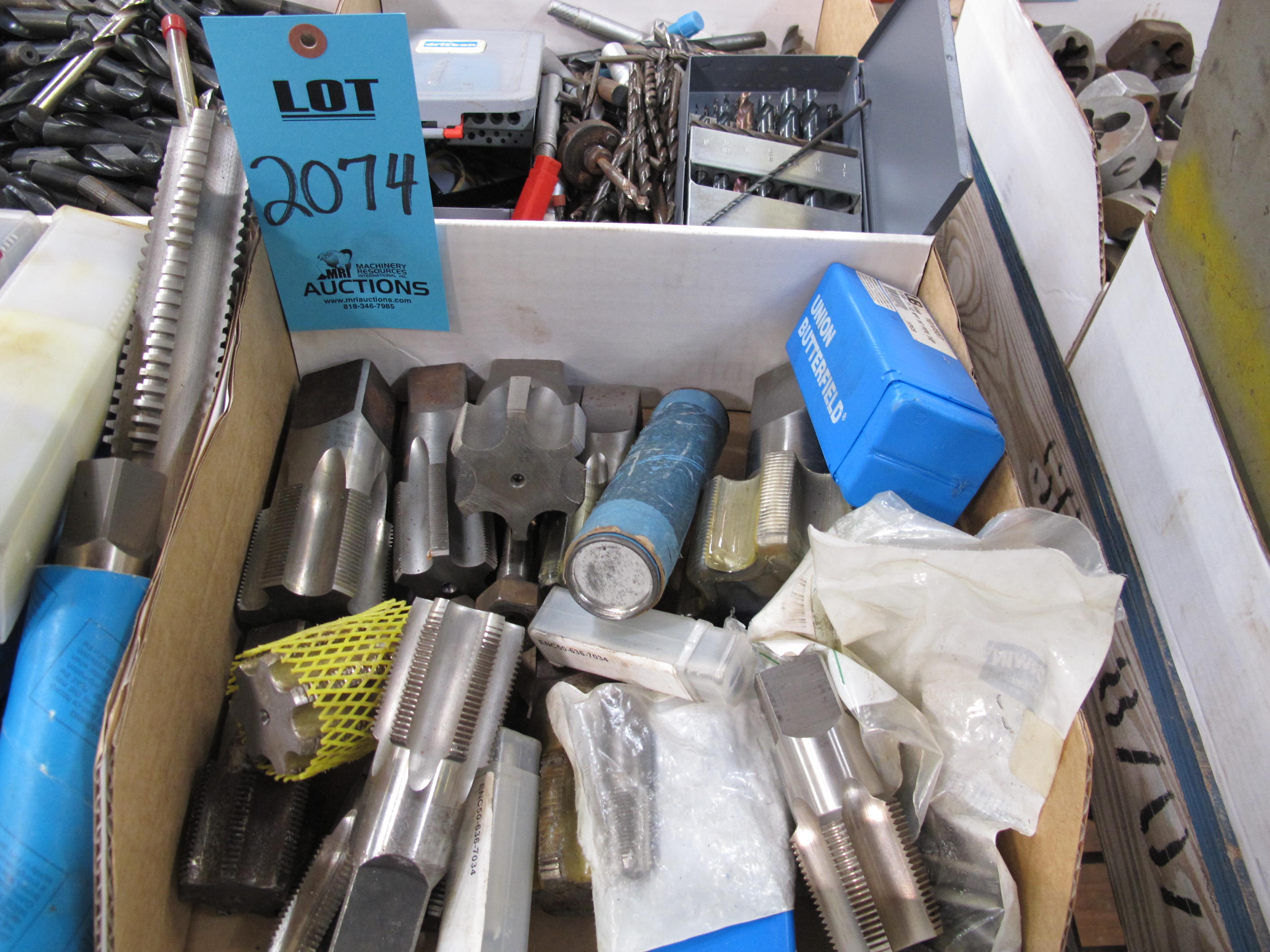 LOT TO INCLUDE UNION BUTTERFIELD: TAPS 3/8"-2 3/8"-2074