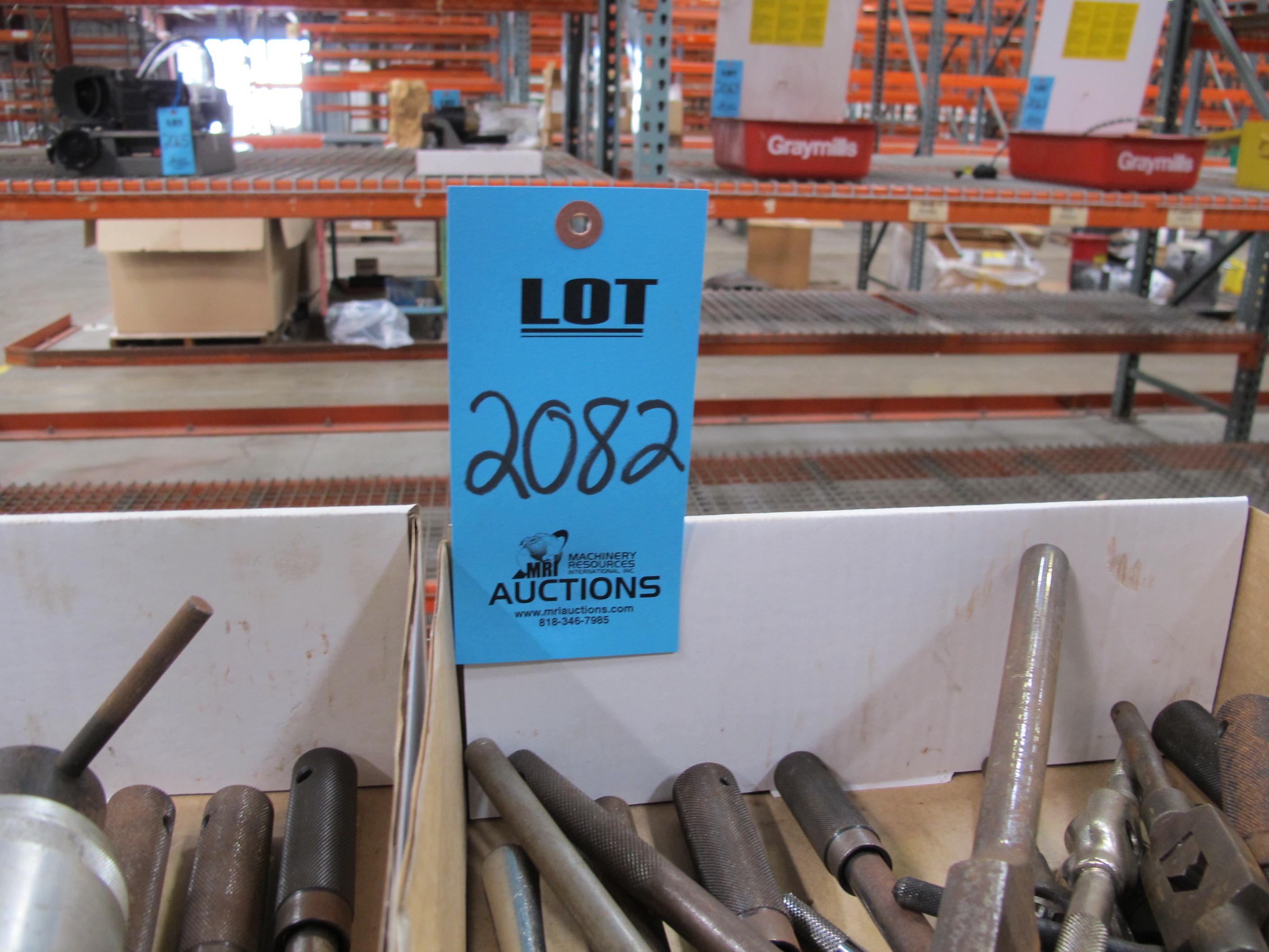 LOT TO INCLUDE: TAP AND DIE HANDLES, VARIED SIZES-2082