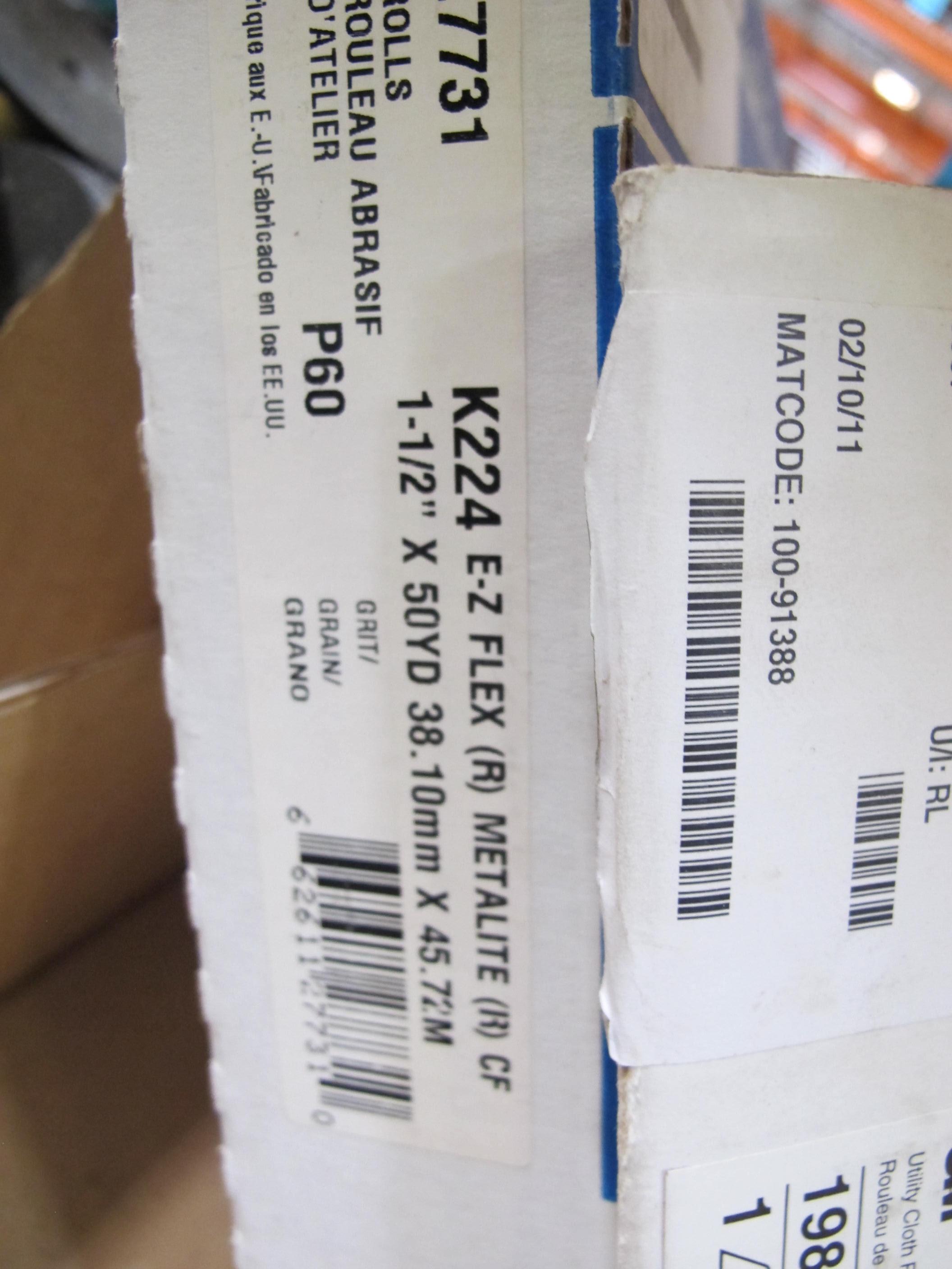 LOT TO INCLUDE SPEDECUT AND 3M: (300~) DEPRESSED CENTER GRINDING WHEELS, 4" X 1/4" X 5/8", MISC. GRINDING WHEELS, SANDER BELTS, ABRASIVE RINGS-2092