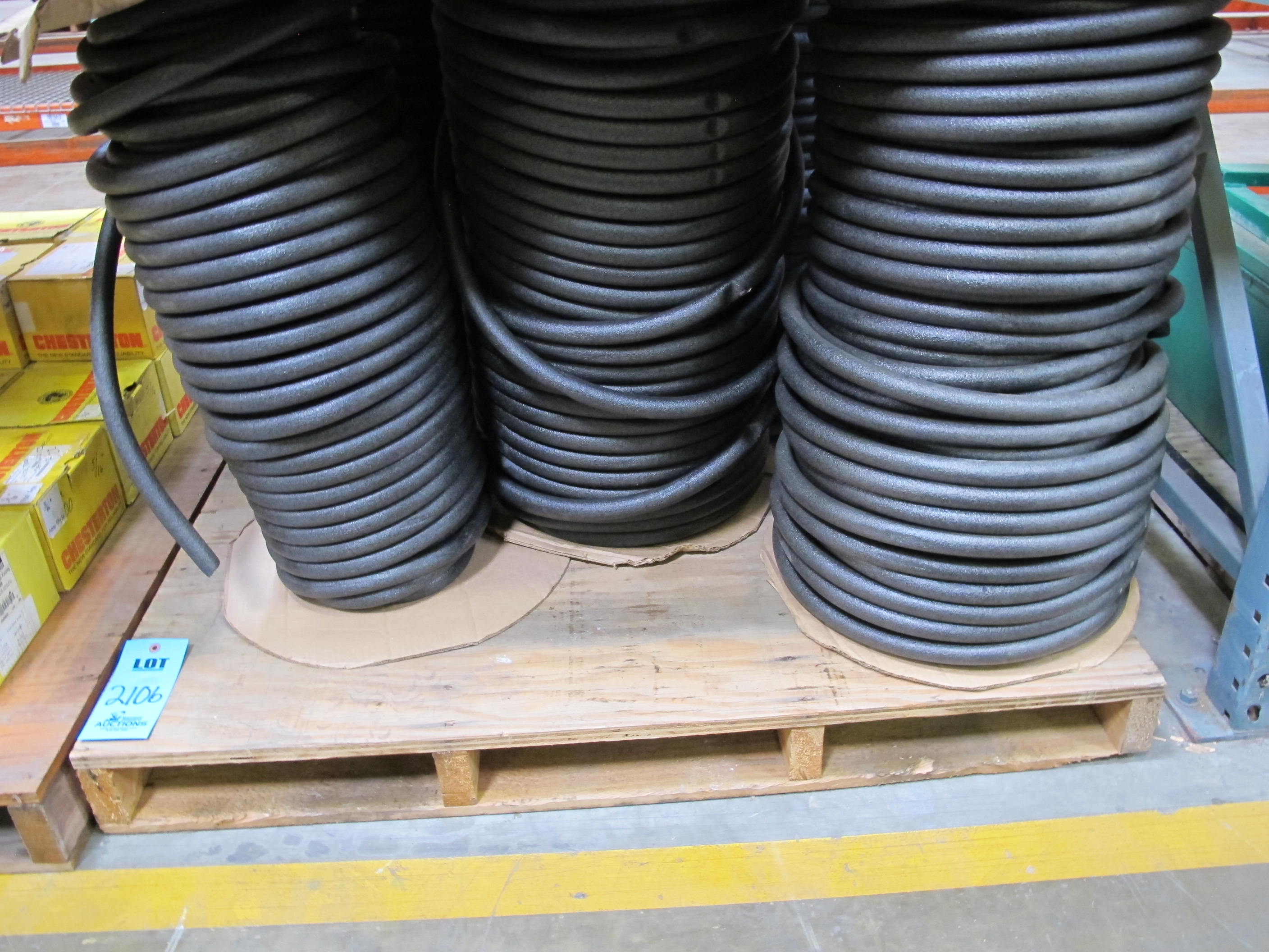 (5) MISC. ROUND INSULATION STOCK SPOOLS, VARIED-2106