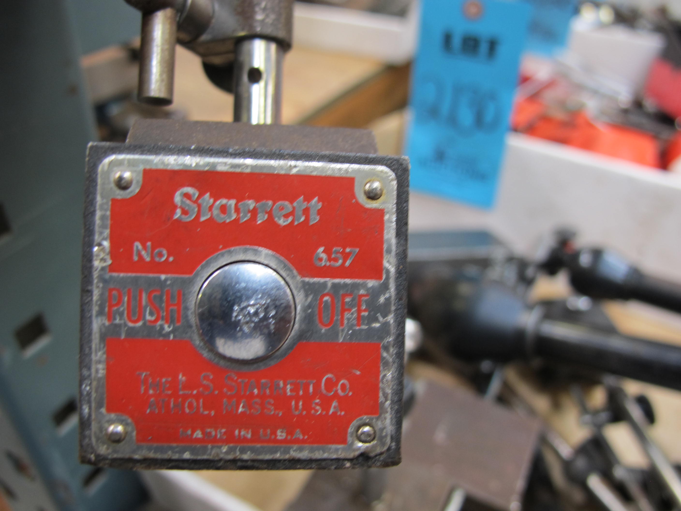 STARRET AND NOGA MAGNETIC BASE HOLDERS, MACHINING SETUP TOOLS-2130