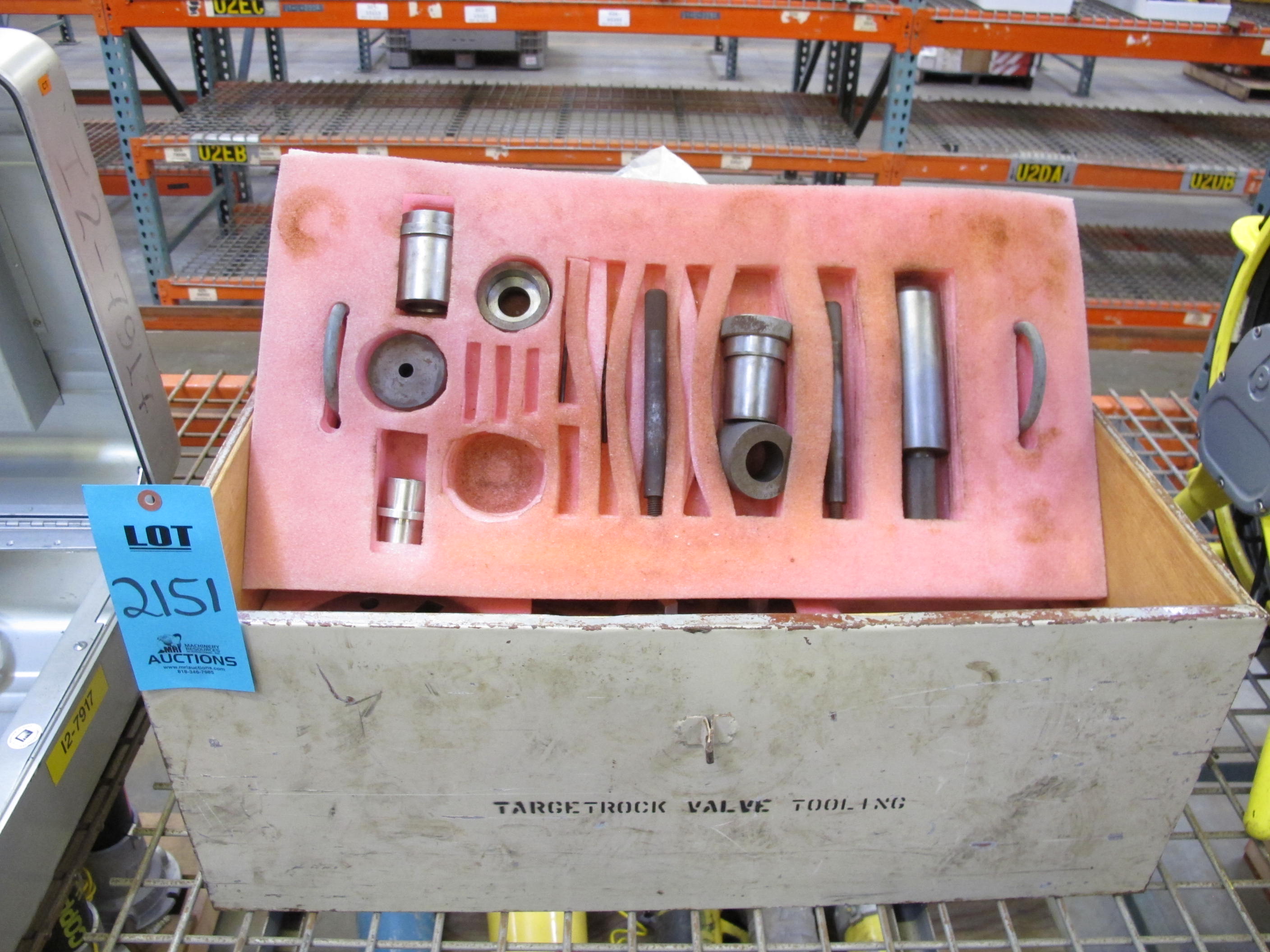 JOB BOX CONTENTS TO INCLUDE: MISC. TARGET ROCK VALVE TOOLING-2151
