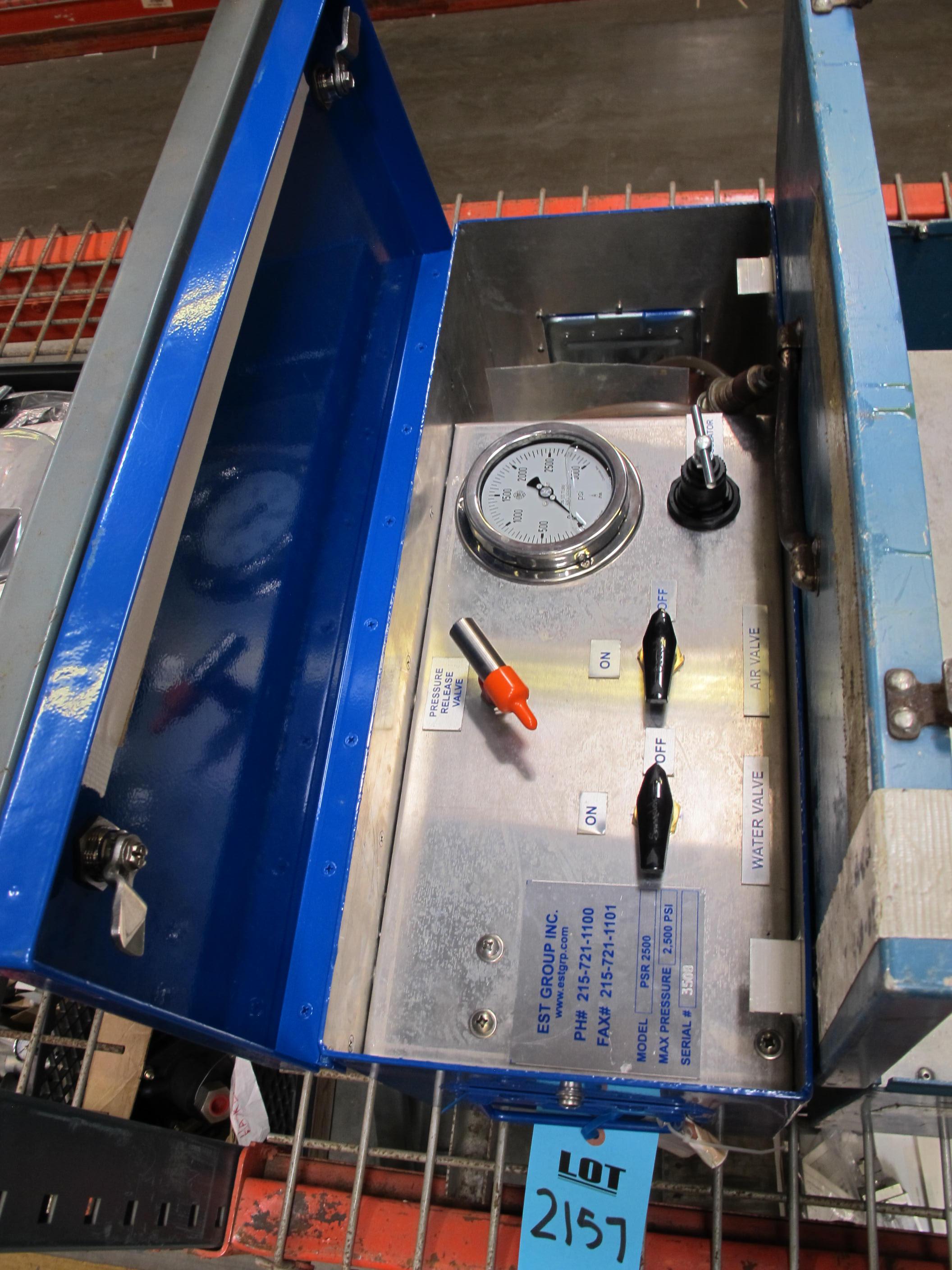 (5) EST GROUP P SERIES PORTABLE HYDROSTATIC TEST EQUIPMENT TO INCLUDE MODELS: PSR 2500 AND PSR 2300-2157