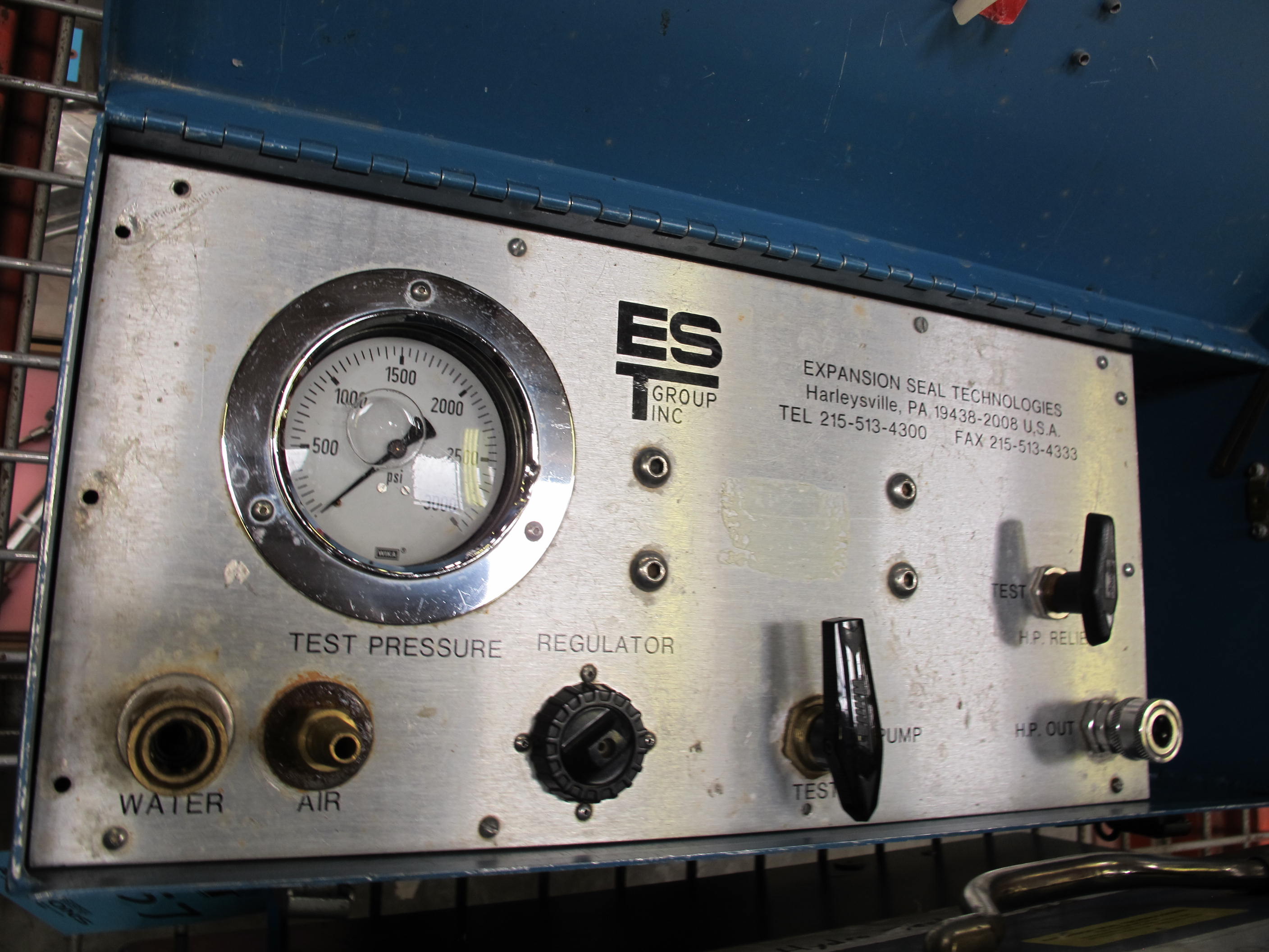 (5) EST GROUP P SERIES PORTABLE HYDROSTATIC TEST EQUIPMENT TO INCLUDE MODELS: PSR 2500 AND PSR 2300-2157