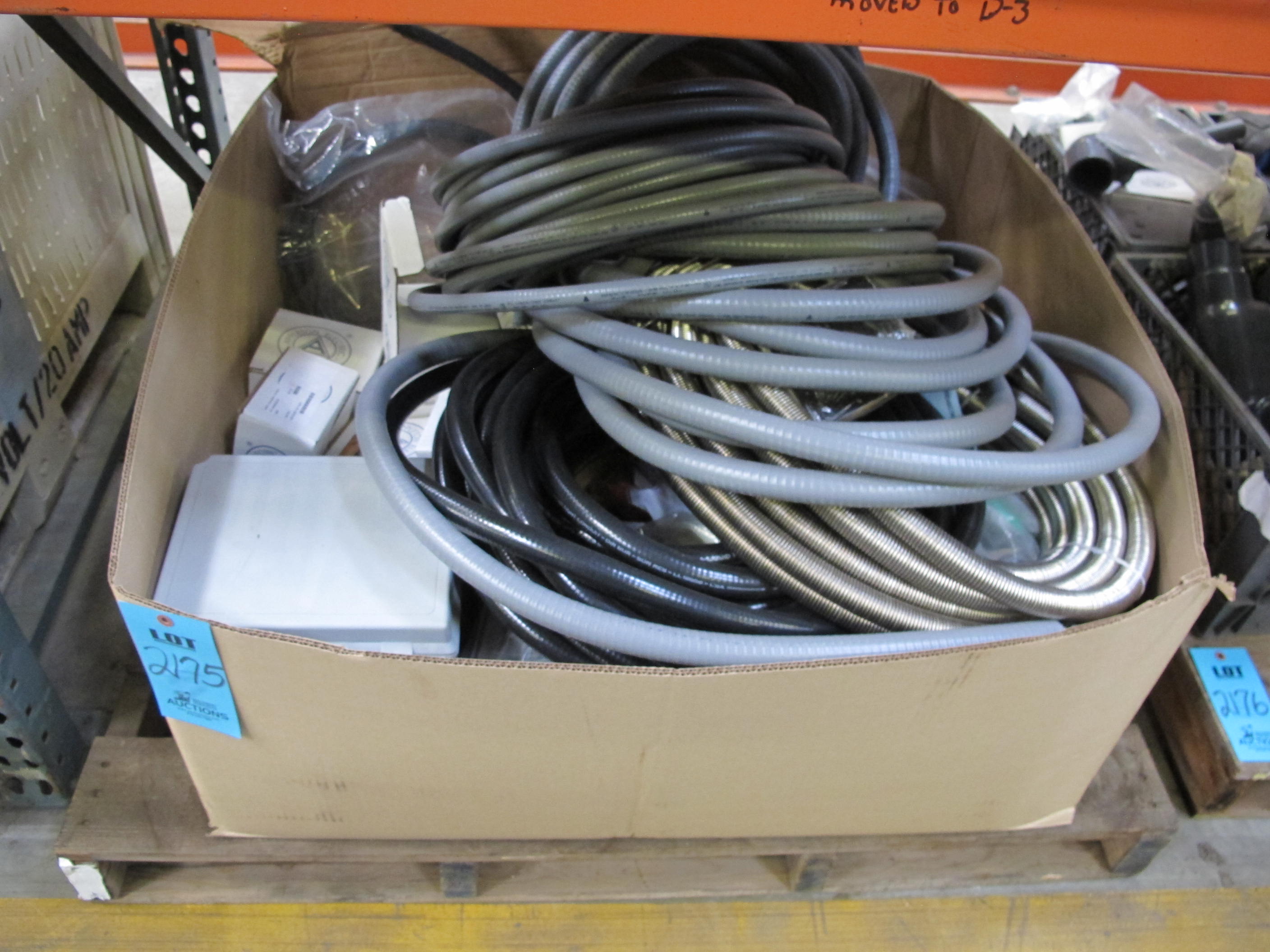 LOT TO INCLUDE: MISC. TUBING, APPLETON CONDUIT CONNECTORS, ELECTRICAL ENCLOSURES, MISC. ELECTRICAL-2175