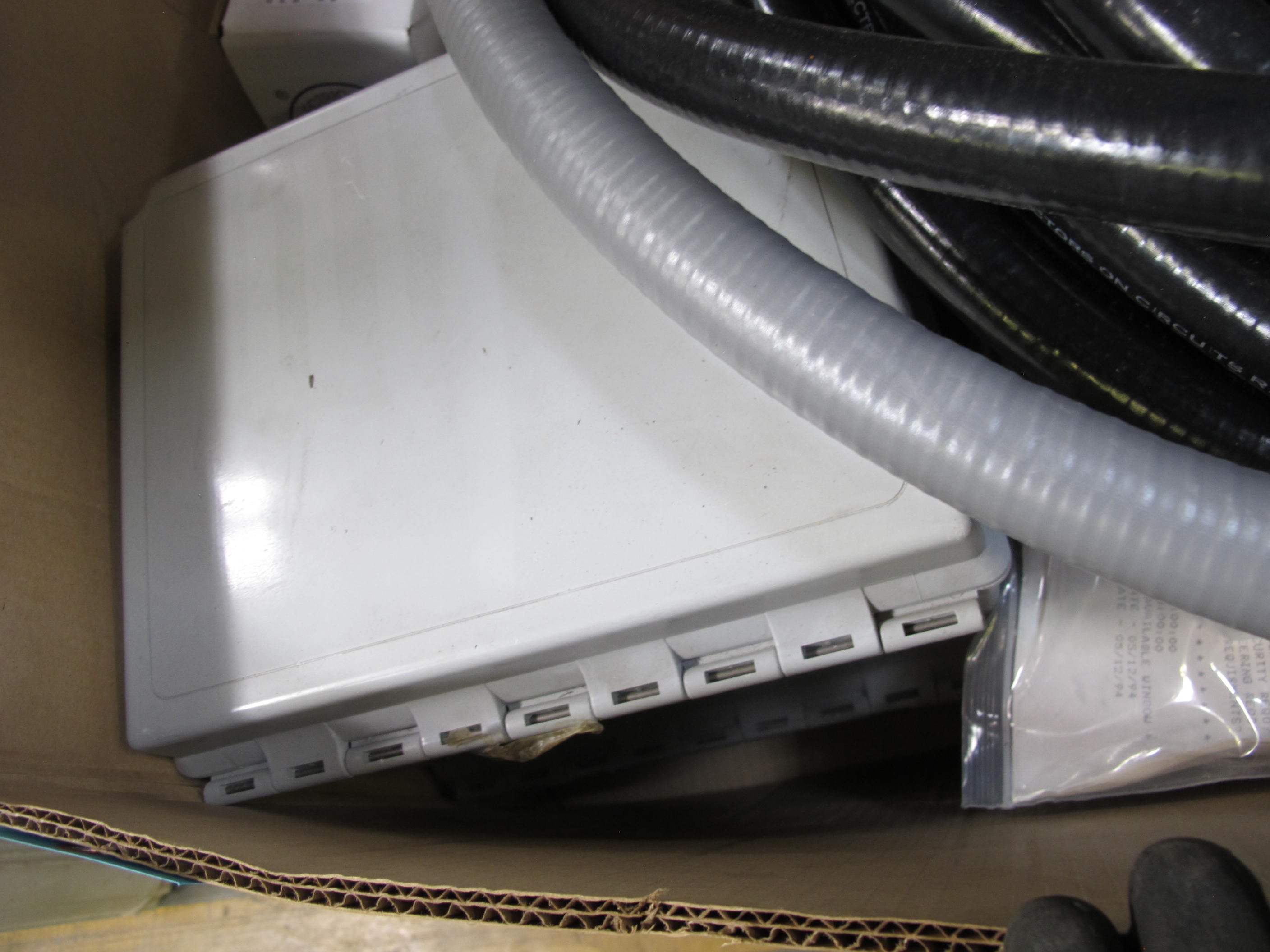 LOT TO INCLUDE: MISC. TUBING, APPLETON CONDUIT CONNECTORS, ELECTRICAL ENCLOSURES, MISC. ELECTRICAL-2175