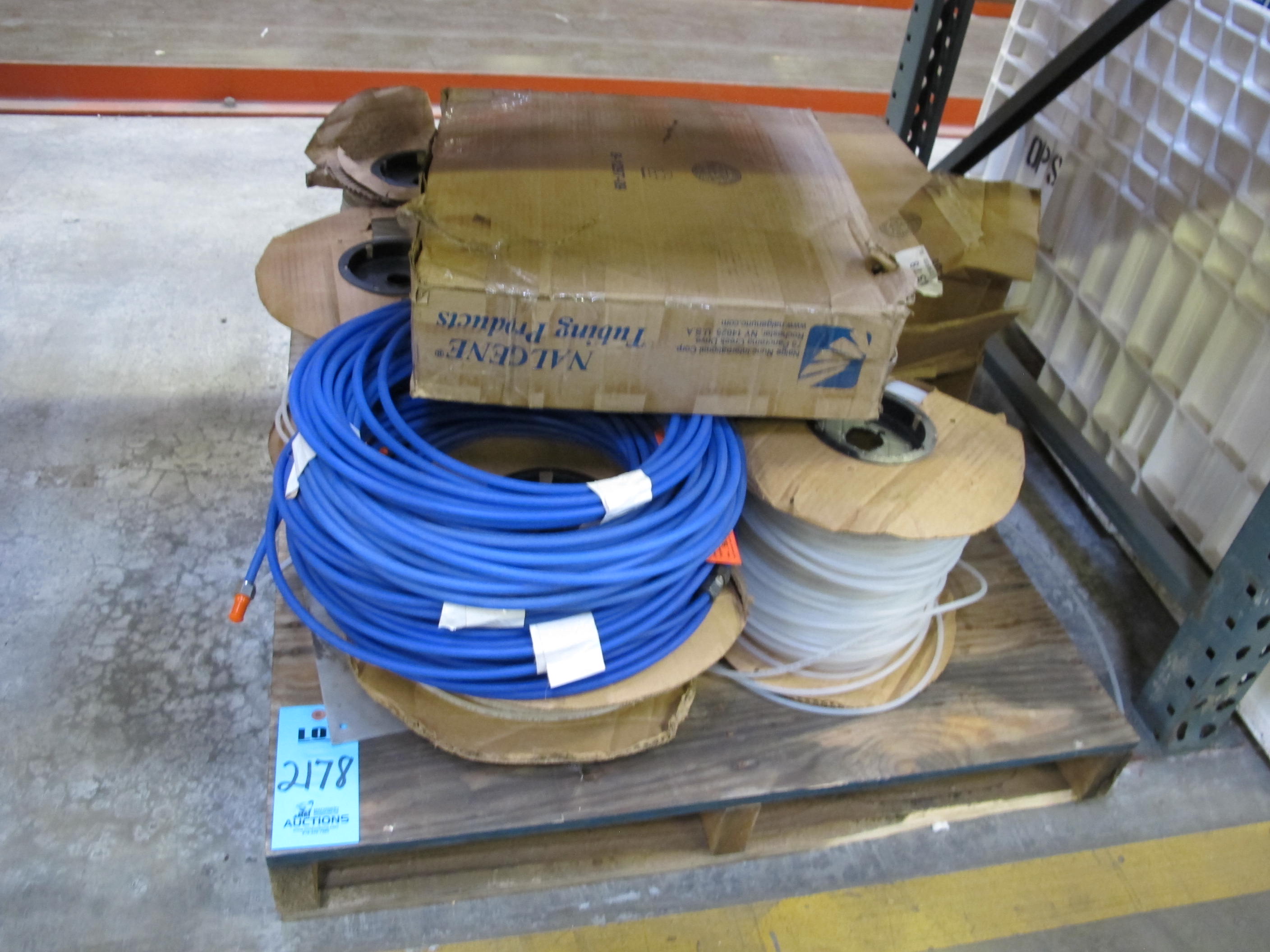 MISC. POLYGON, NALGENE, AND SWAGELOK SPOOLS OF TUBING-2178