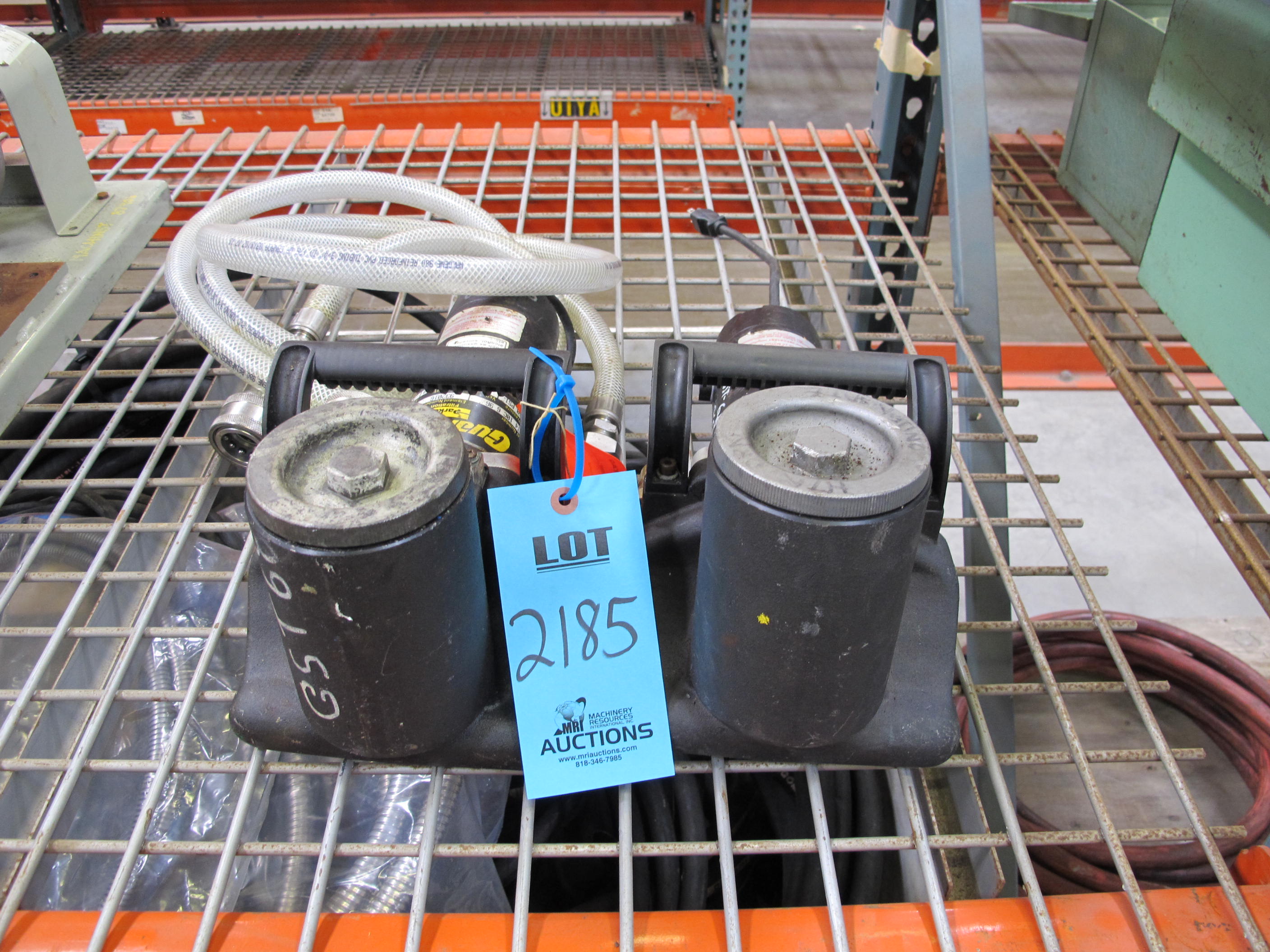 (2) PARKER GUARDIAN PORTABLE FILTRATION SYSTEMS, MODEL GT4 10C 6 96, MAX PRESSURE 50 PSI, 110 V, 60 HZ-2185