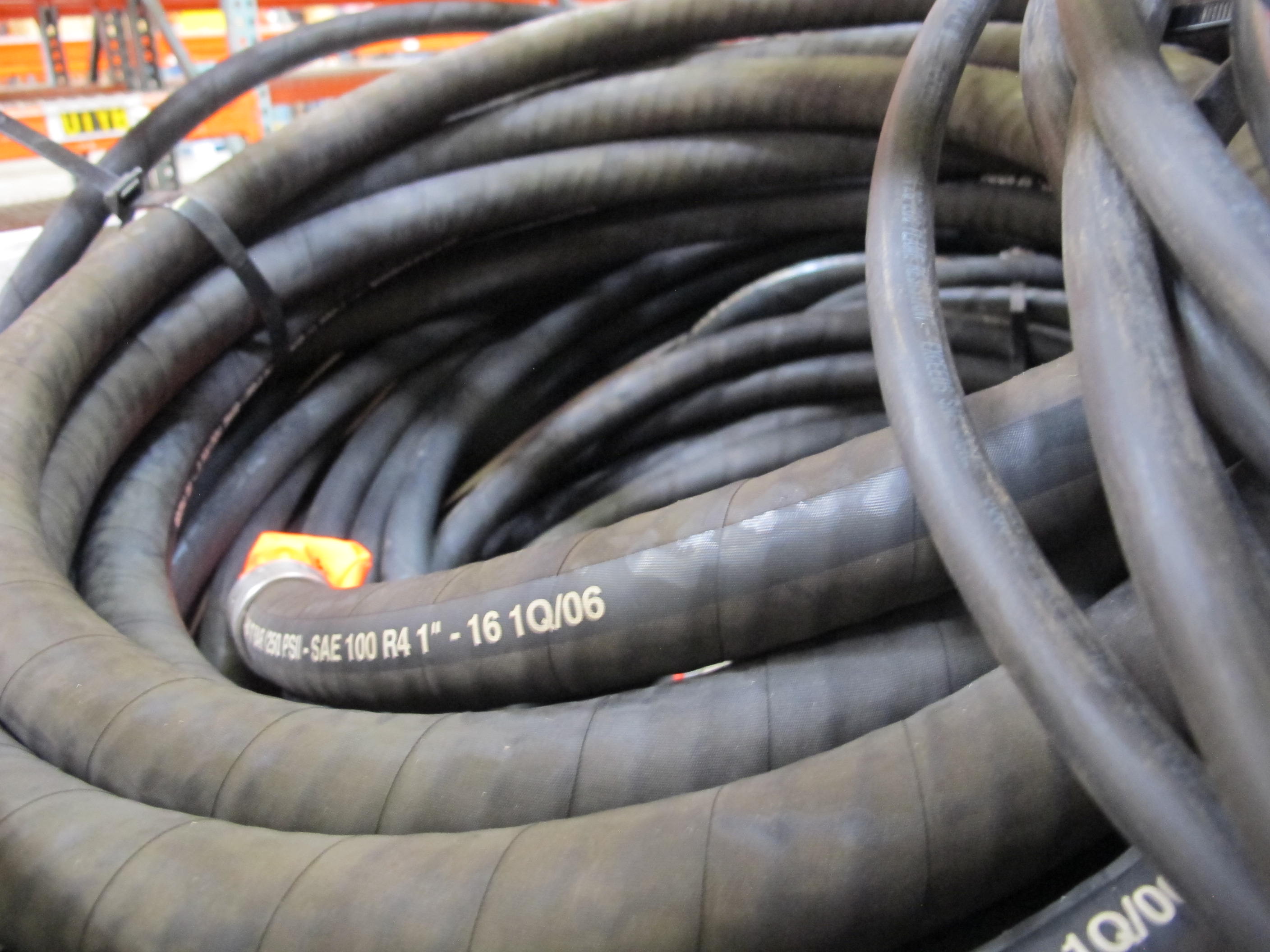 PALLETAINER TO INCLUDE: MISC. PNEUMATIC HOSING, MISC. HYDRAULIC HOSING-2187