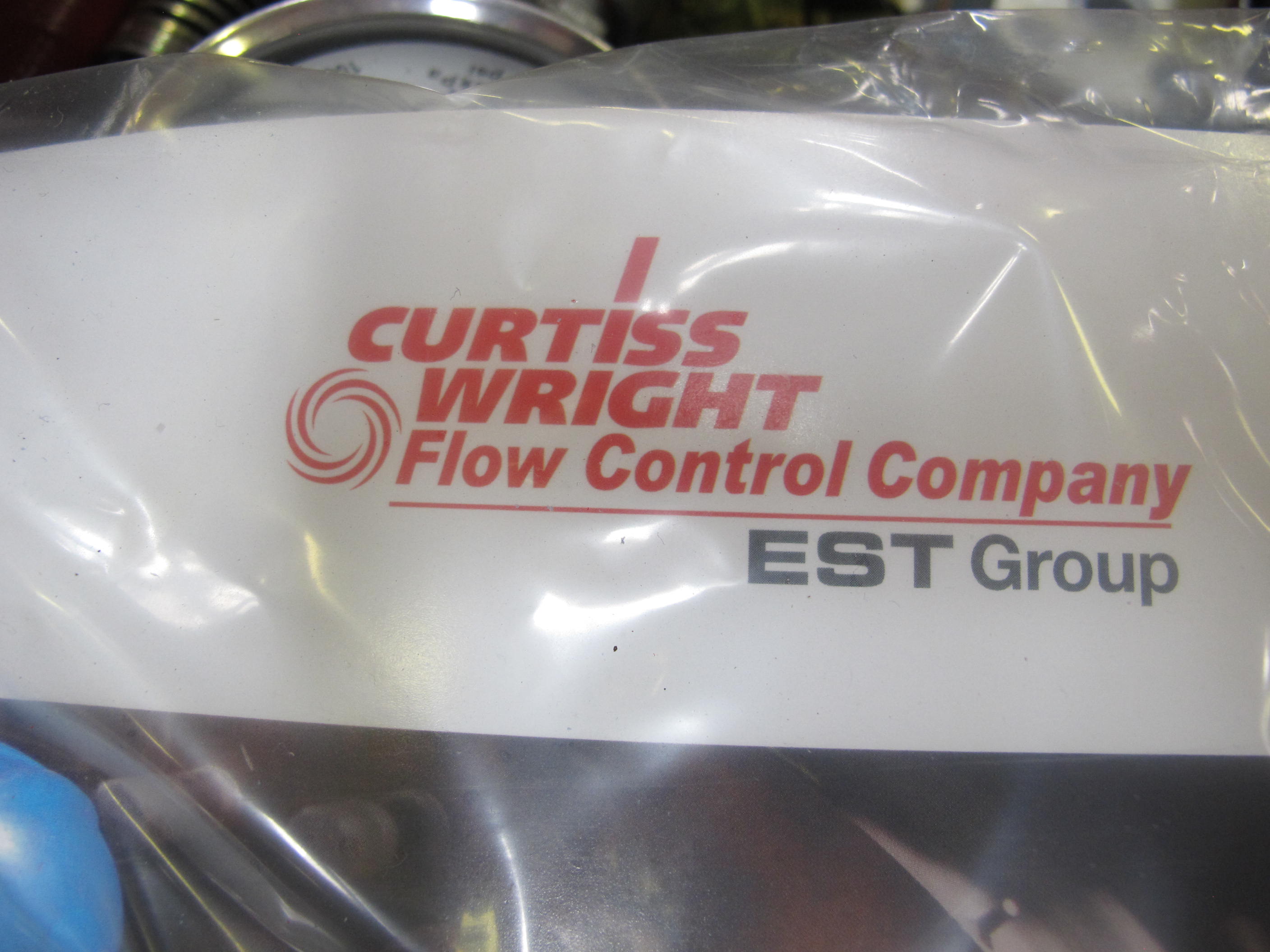 LIKE NEW! EST/POWER TEAM AIR HYDRAULIC PUMP, MODEL NUMBER PA6-AW, 7500 PSI, IN PORTABLE STEEL CASE-2198