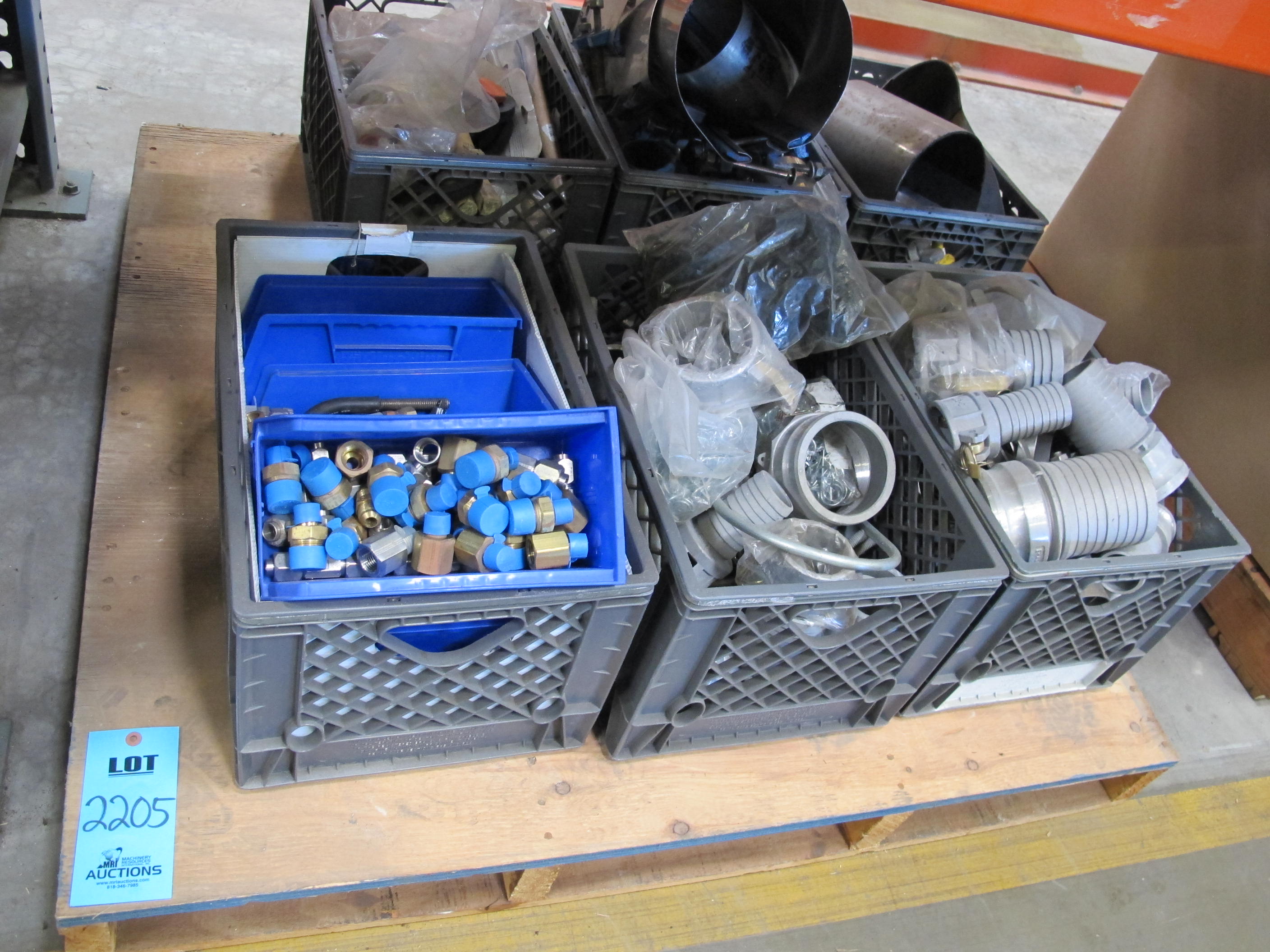 MISC. PIPE, TUBE, AND HOSE FITTINGS, CLAMPS-2205