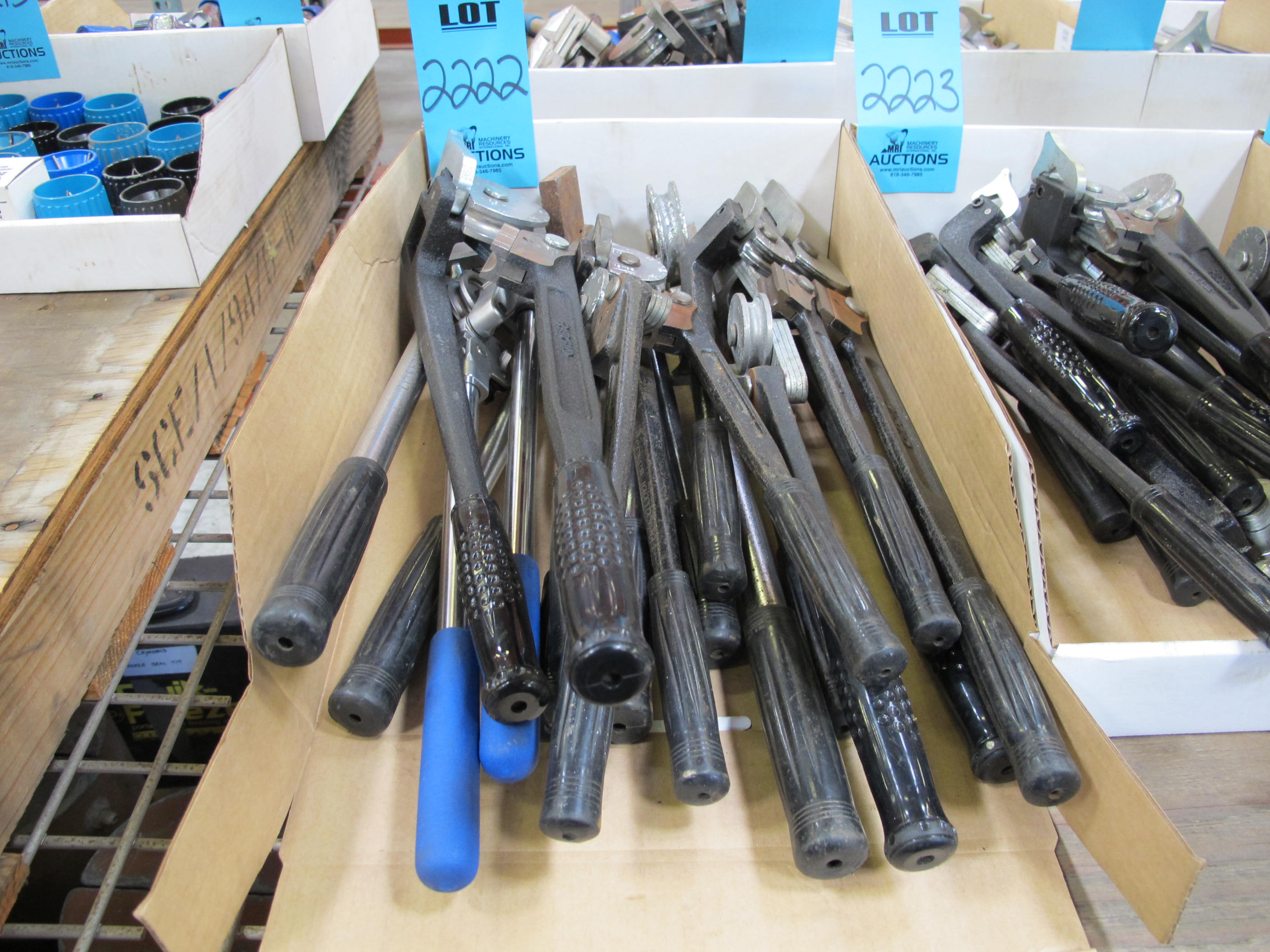 MISC. RIDGID AND SWAGELOK PIPE BENDERS-2222