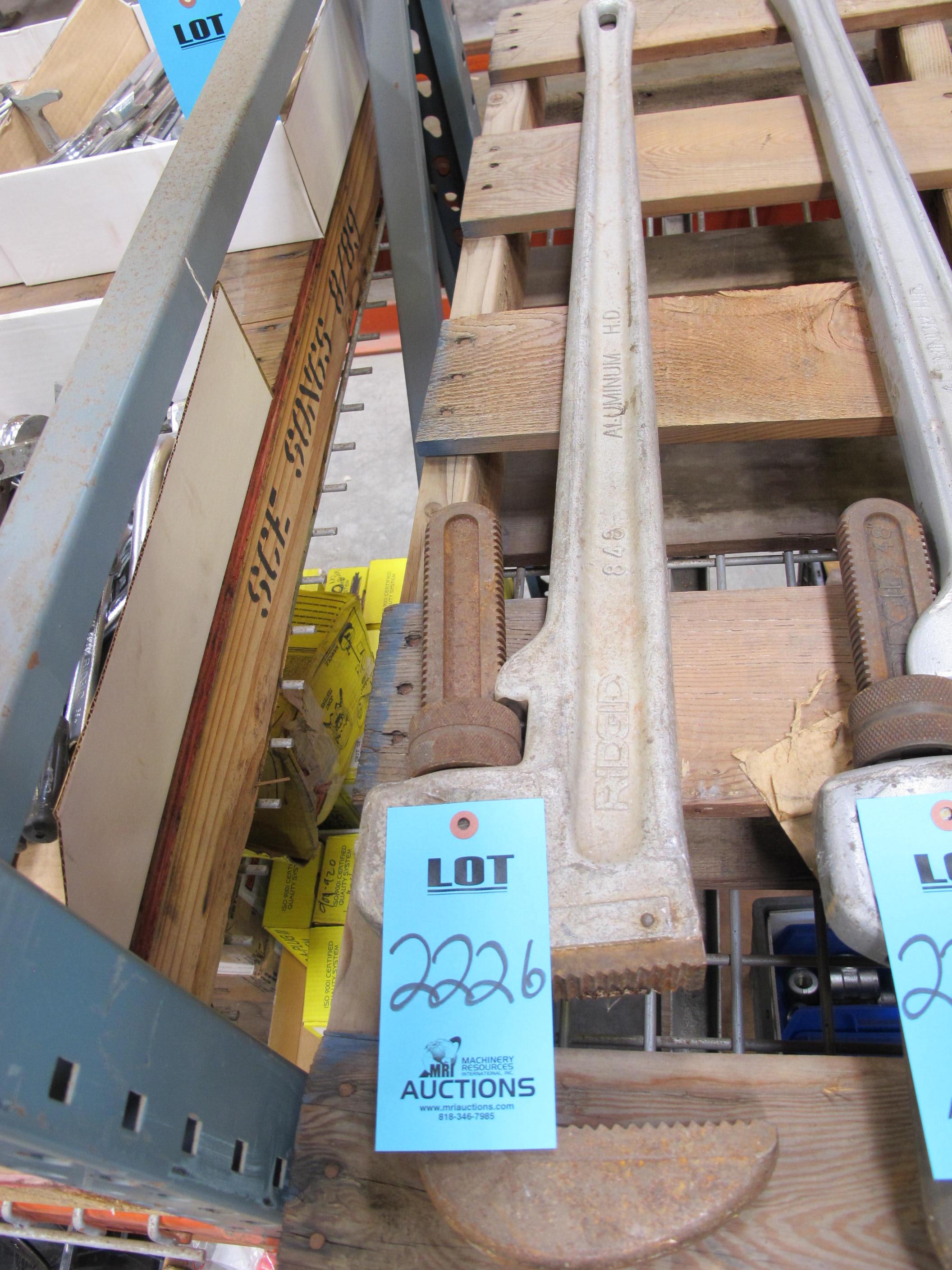 RIDGID ALUMINUM PIPE WRENCH, MODEL 848, 48"-2226