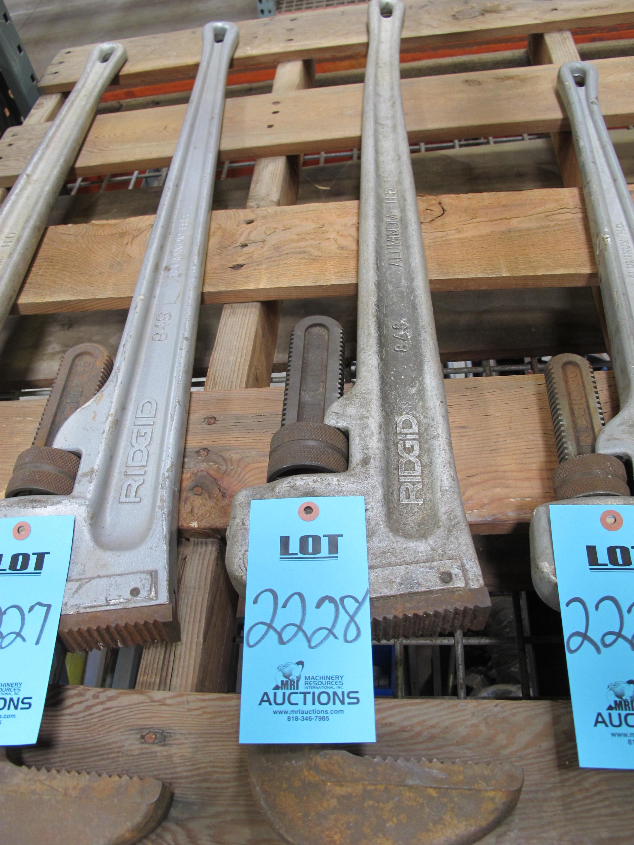 RIDGID ALUMINUM PIPE WRENCH, MODEL 848, 48"-2228