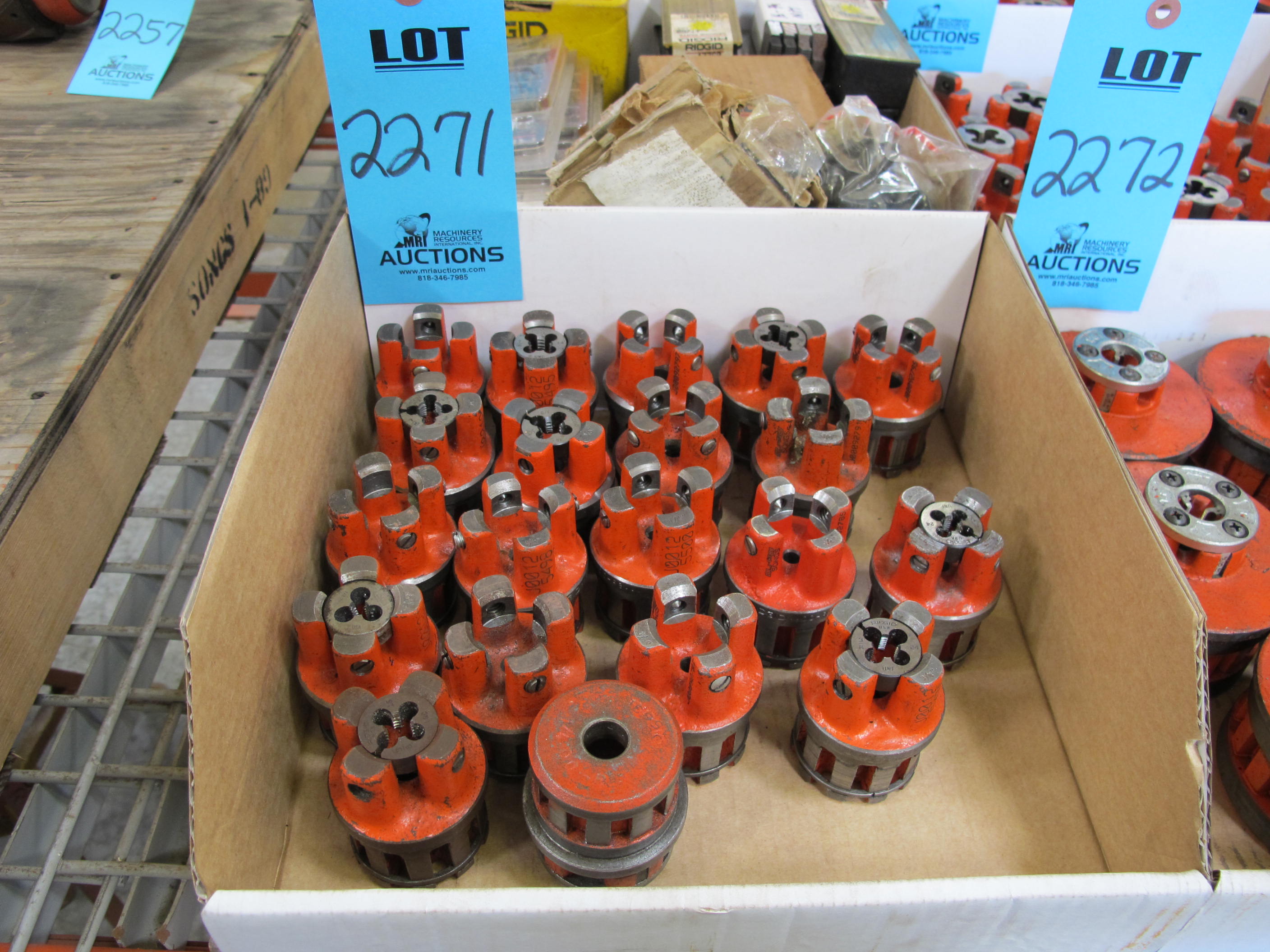 MISC. RIDGID EXPOSED RATCHET BOLT THREADERS-2271