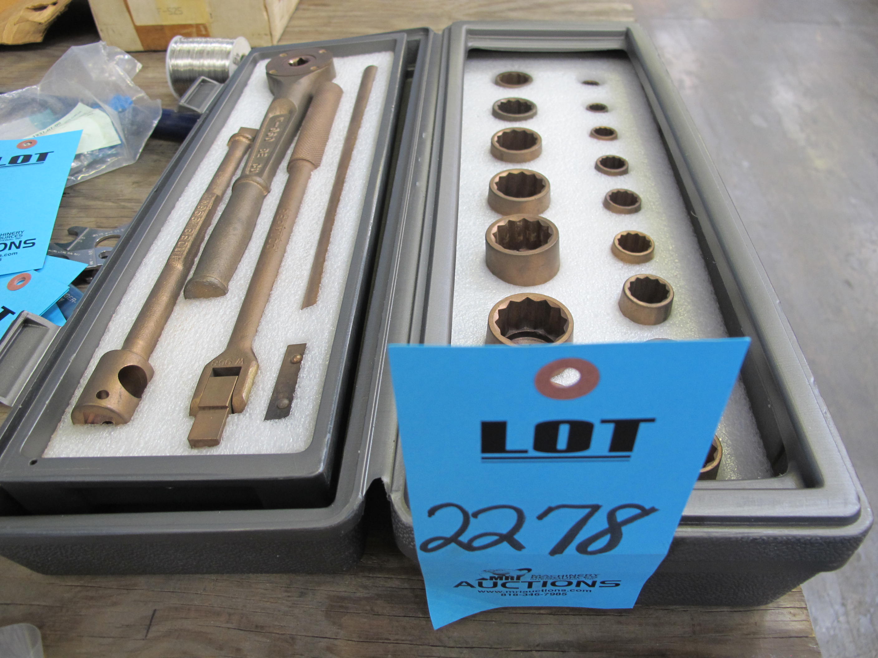 WOW! COMPLETE BERYLCO NON SPARKING SOCKET WRENCH SET-2278