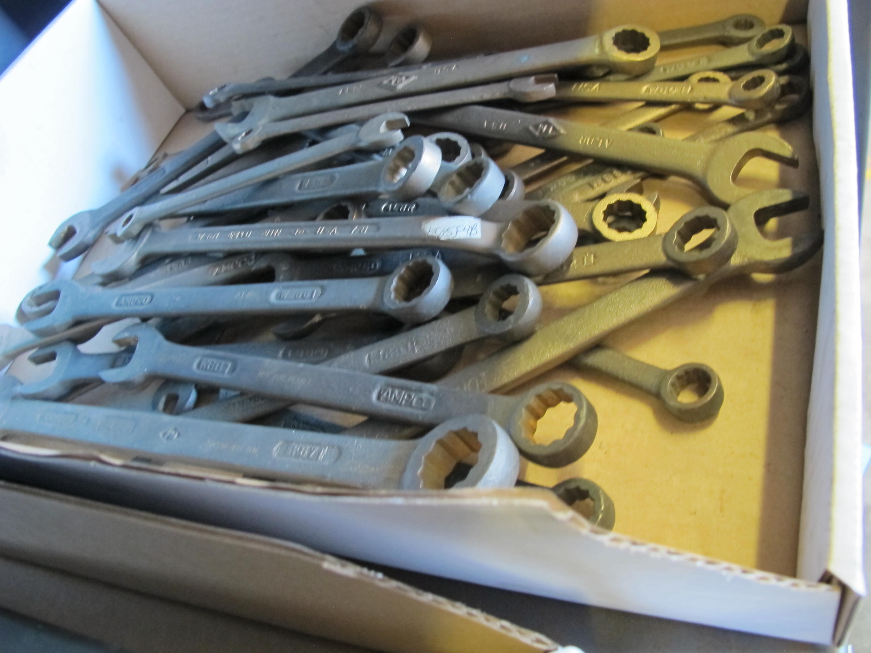 AMPCO AND BERYLCO NON SPARKING WRENCHES, VARIED SIZES-2286