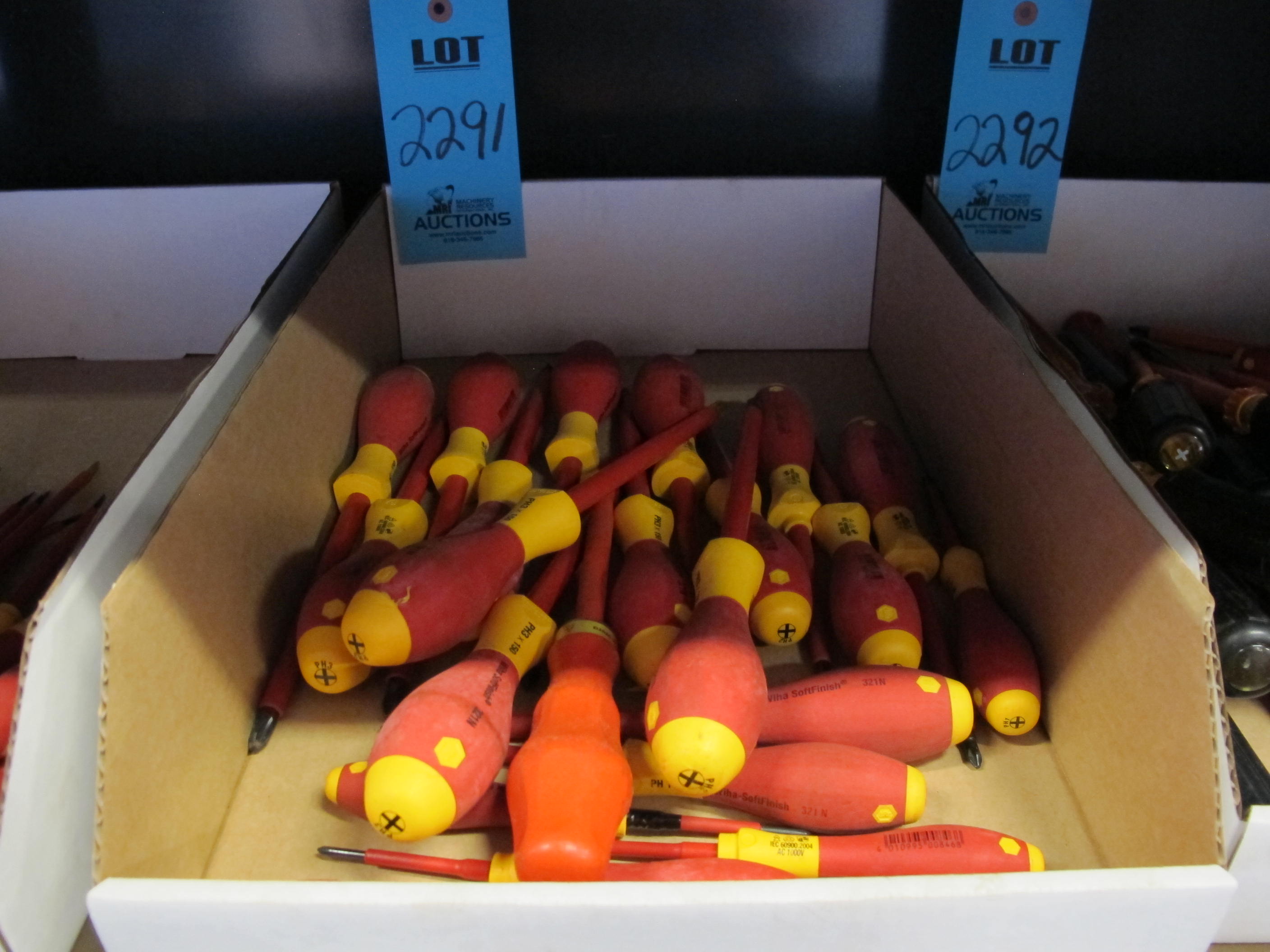 MISC. HOIHA INSULATED SCREWDRIVERS, VARIED SIZES-2291