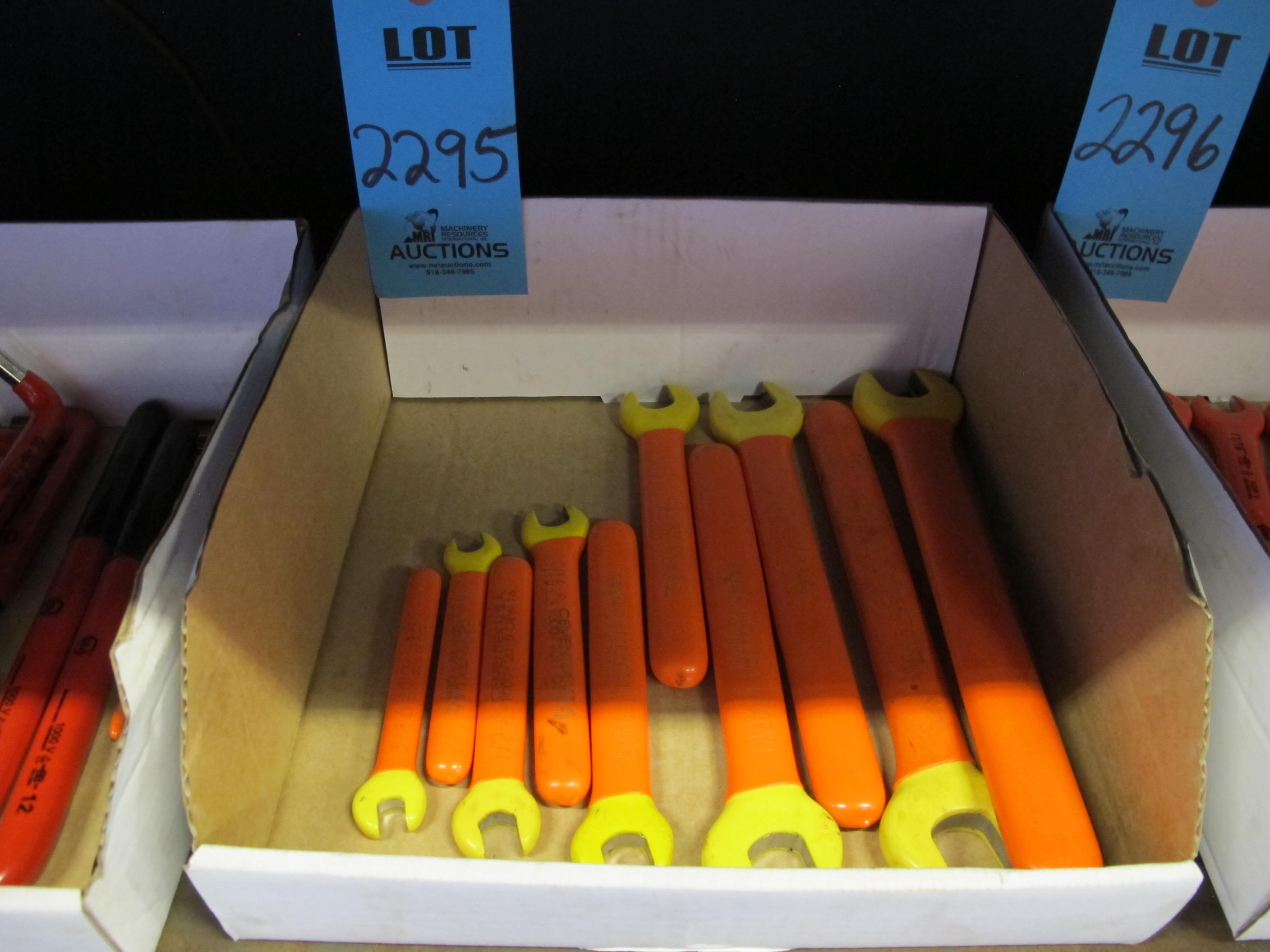 CEMENTEX INSULATED OPEN END WRENCH SET, 3/8"-1"-2295