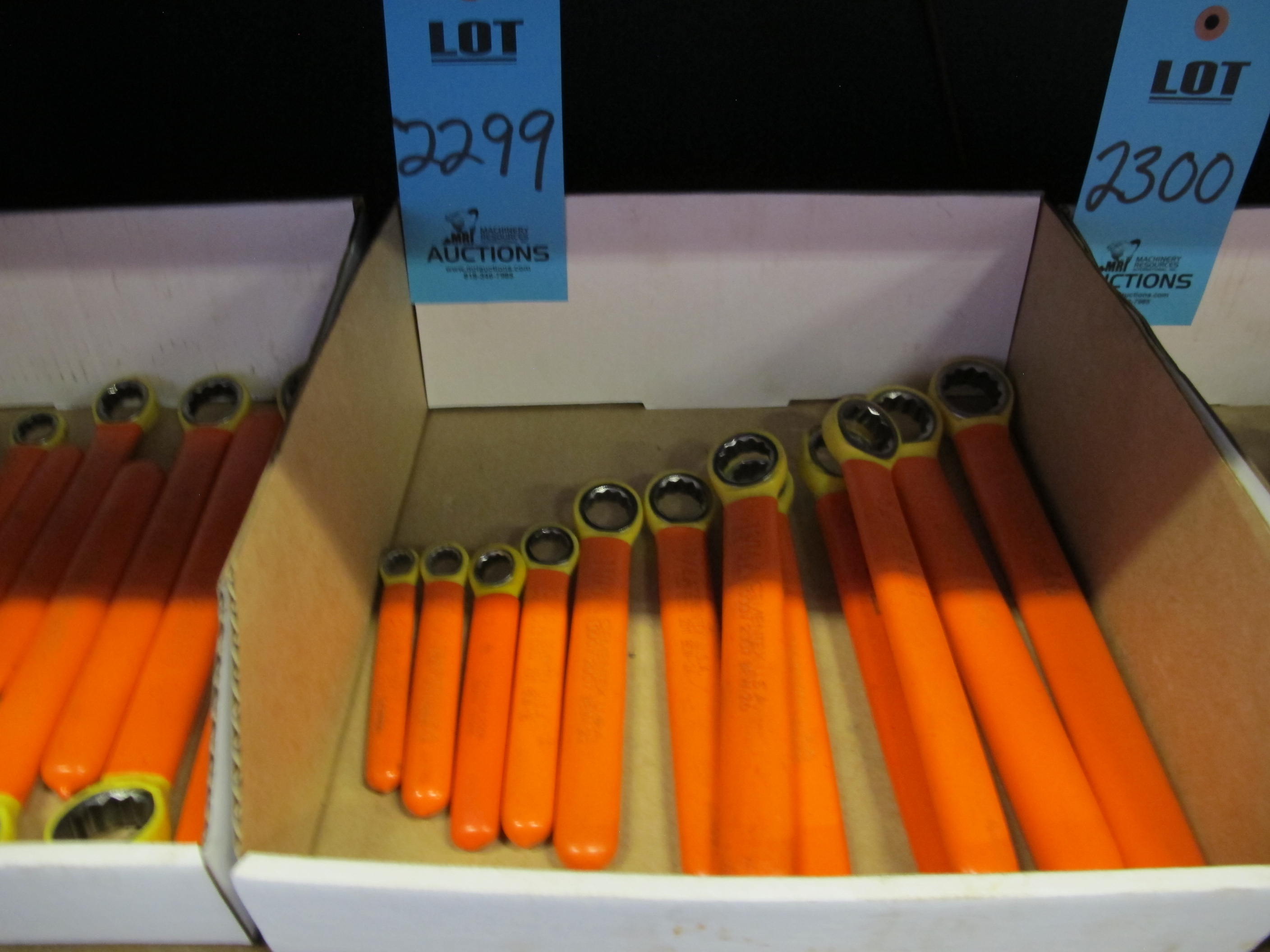 CEMENTEX INSULATED CLOSED END WRENCH SET, 3/8"-1"-2299