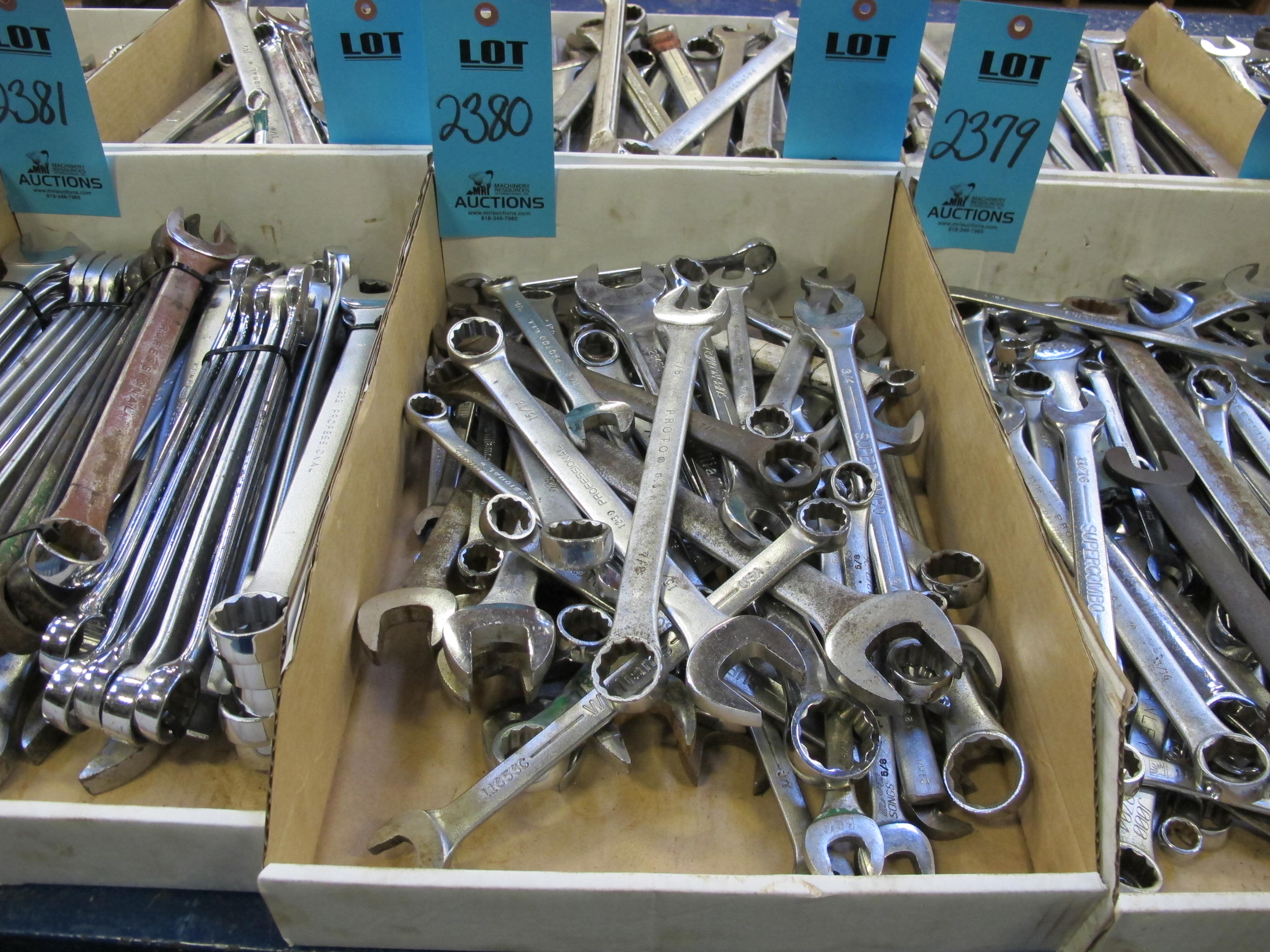 LOT TO INCLUDE WILLIAMS, PROTO, AND ARMSTRONG: MISC. COMBO WRENCHES-2380