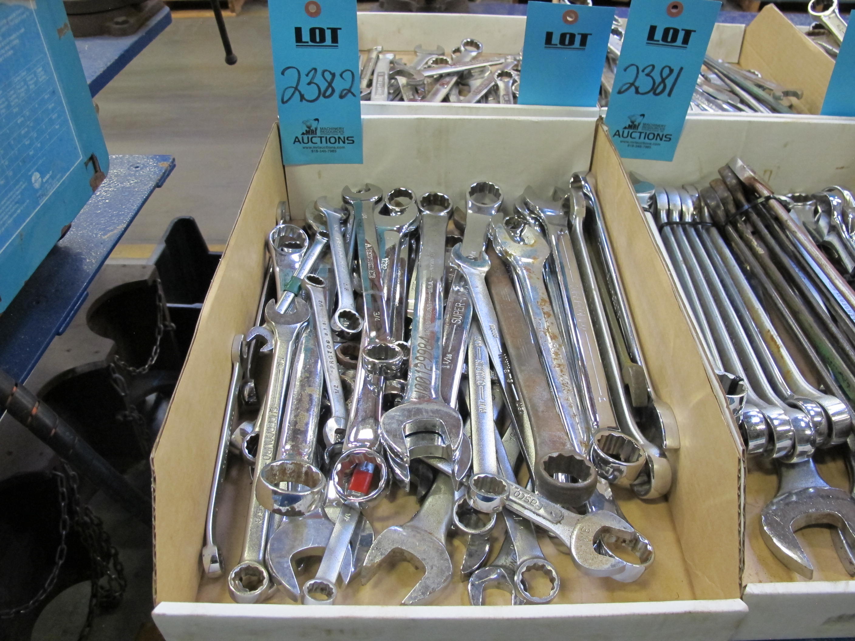 LOT TO INCLUDE WILLIAMS, PROTO, AND ARMSTRONG: MISC. COMBO WRENCHES-2382