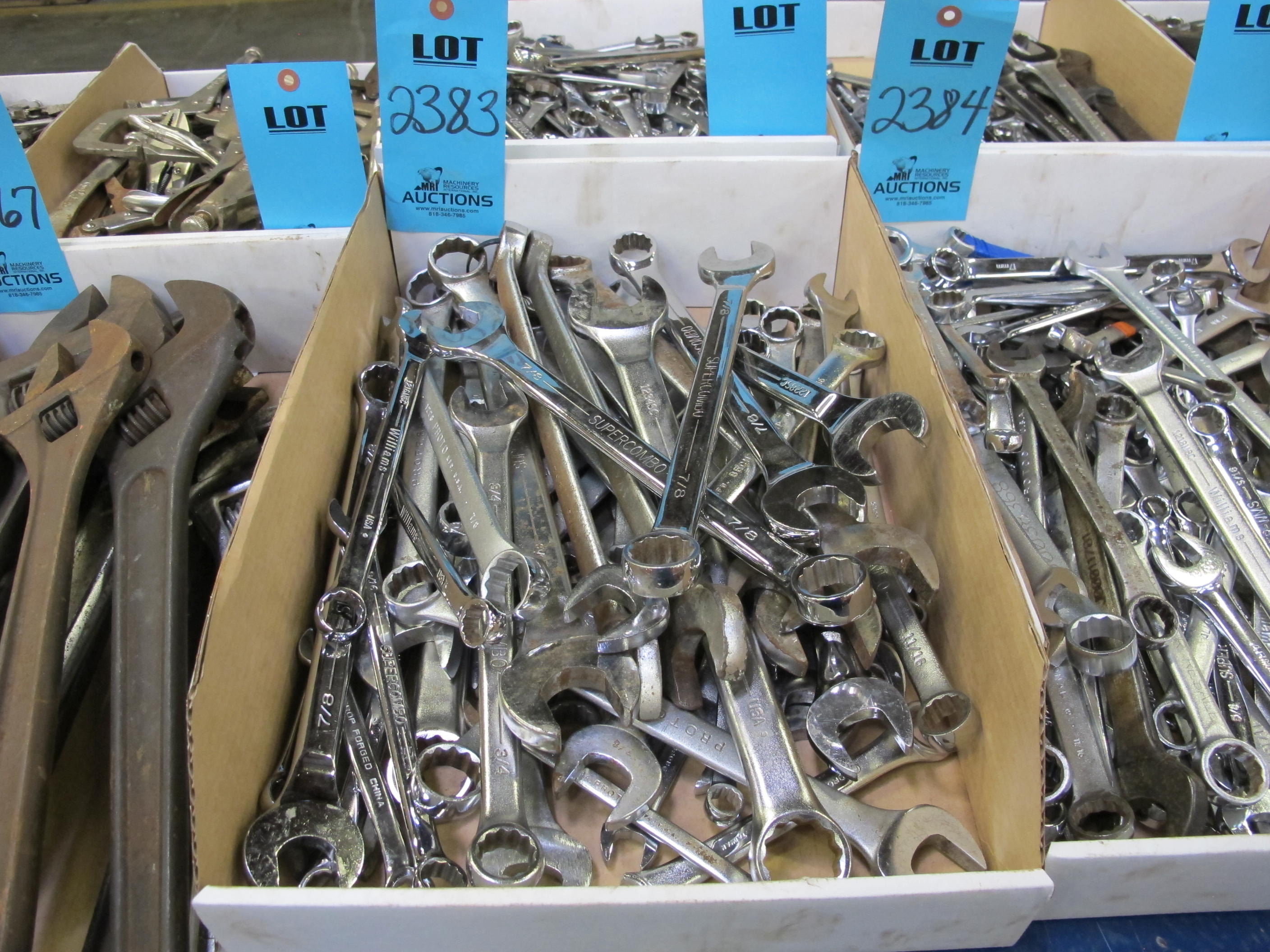 LOT TO INCLUDE WILLIAMS, PROTO, AND ARMSTRONG: MISC. COMBO WRENCHES-2383