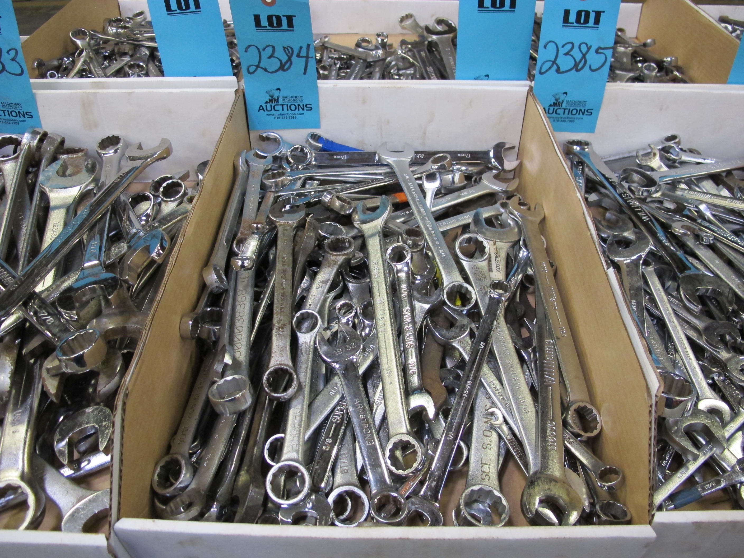 LOT TO INCLUDE WILLIAMS, PROTO, AND ARMSTRONG: MISC. COMBO WRENCHES-2384