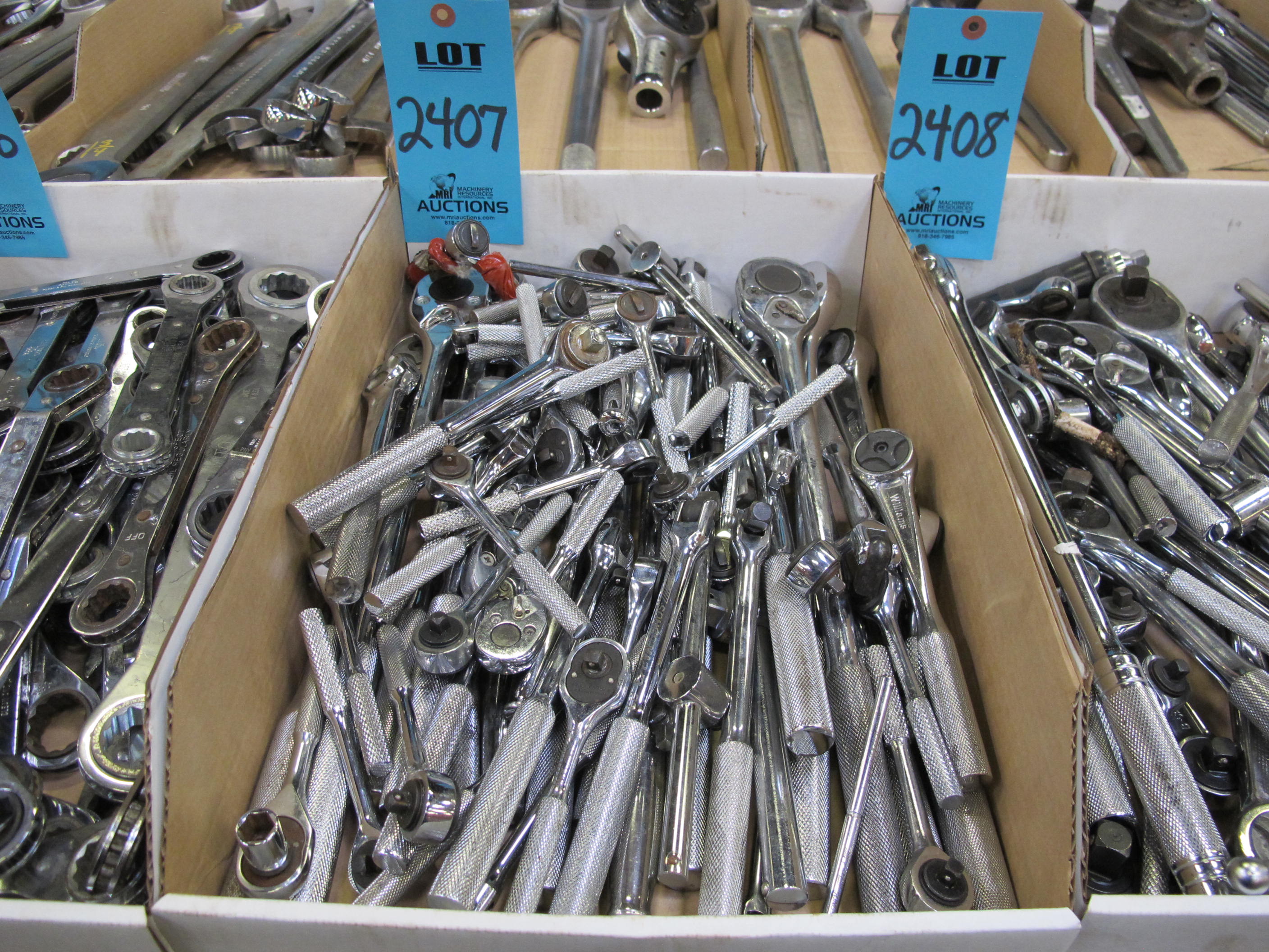 MISC. RATCHETS, VARIED SIZES-2407