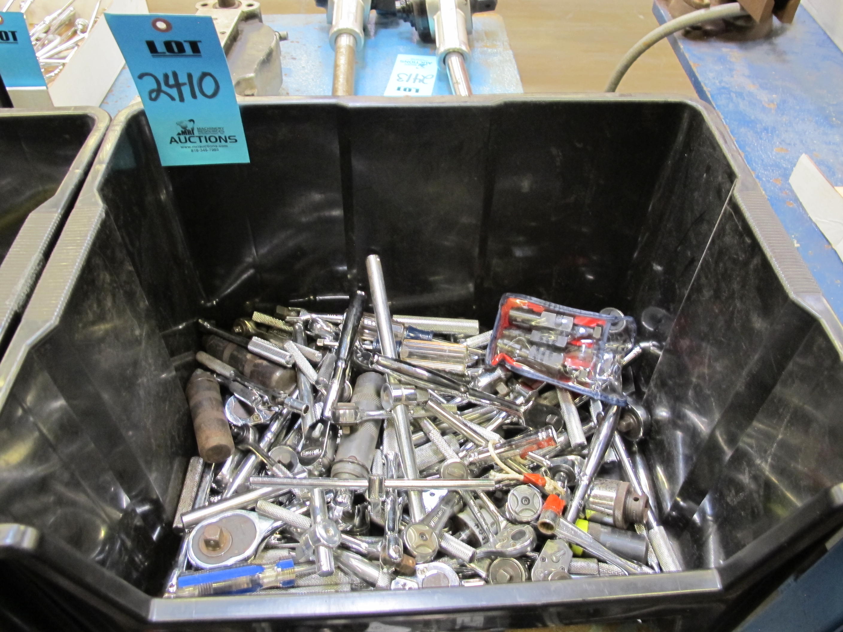 MISC. RATCHETS AND TOOLING, VARIED SIZES-2410