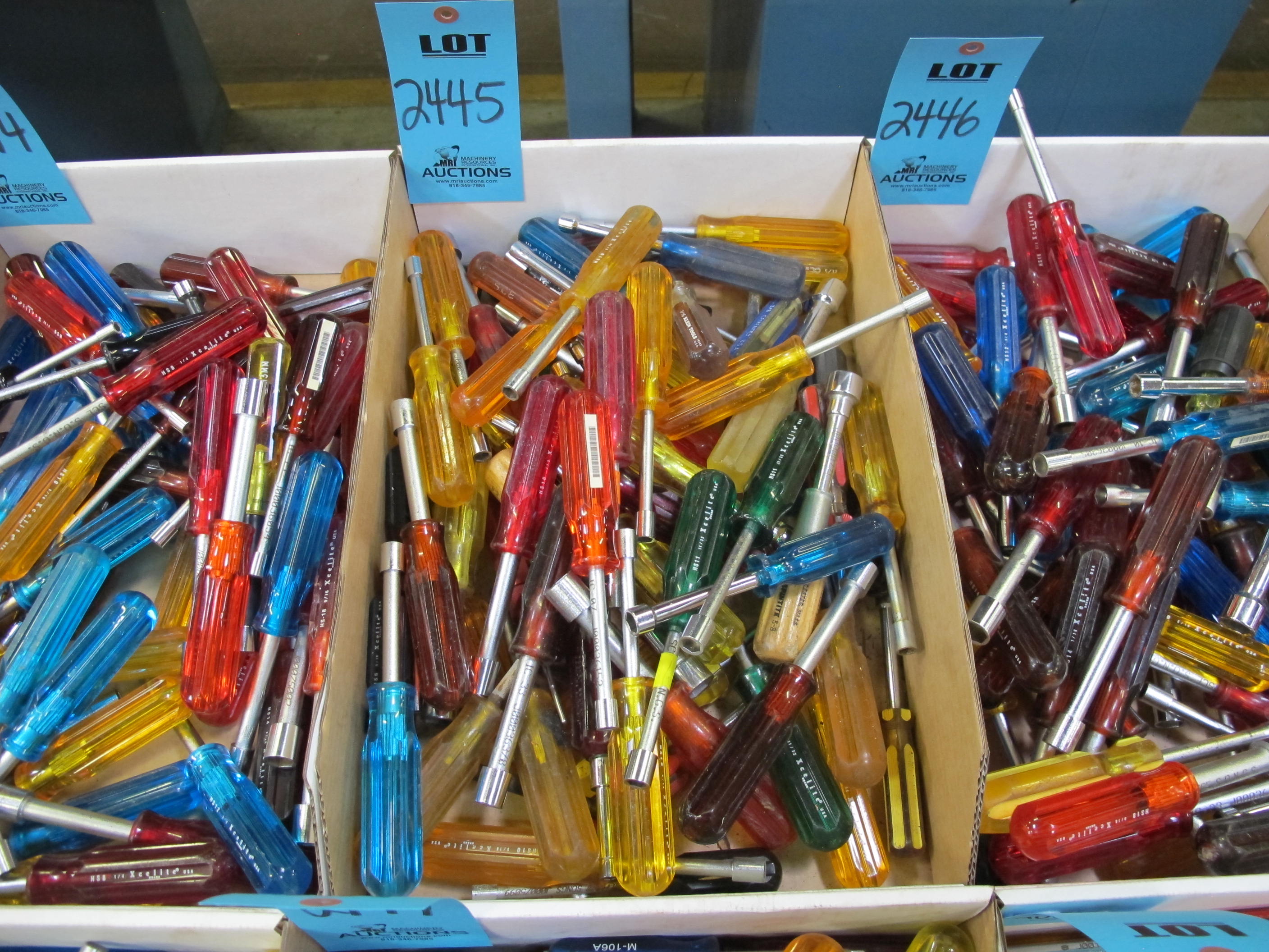 MISC. NUT DRIVERS, VARIED SIZES-2445
