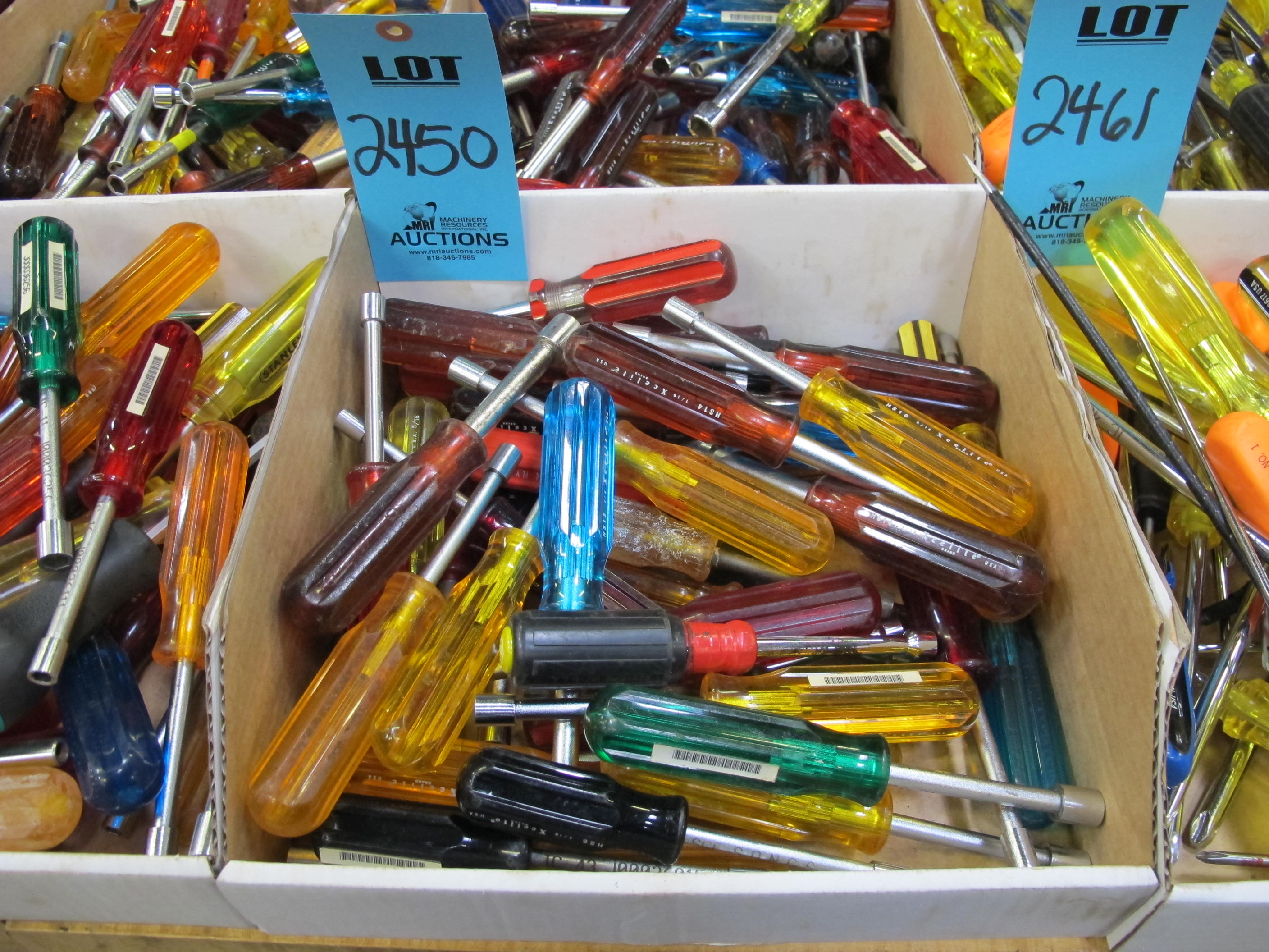 MISC. NUT DRIVERS, VARIED SIZES-2450