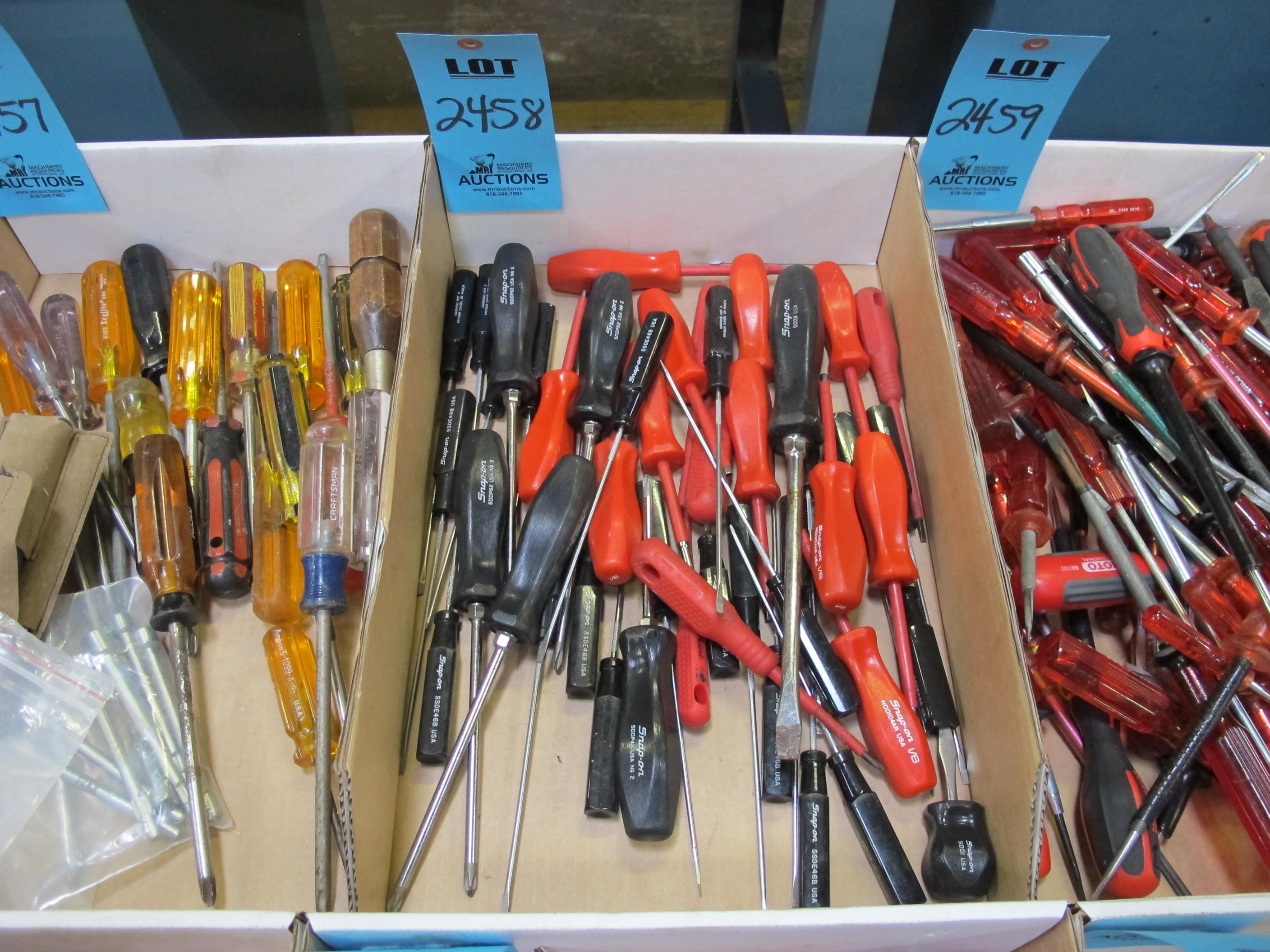MISC. SNAP ON SCREWDRIVERS AND NUTDRIVERS-2458