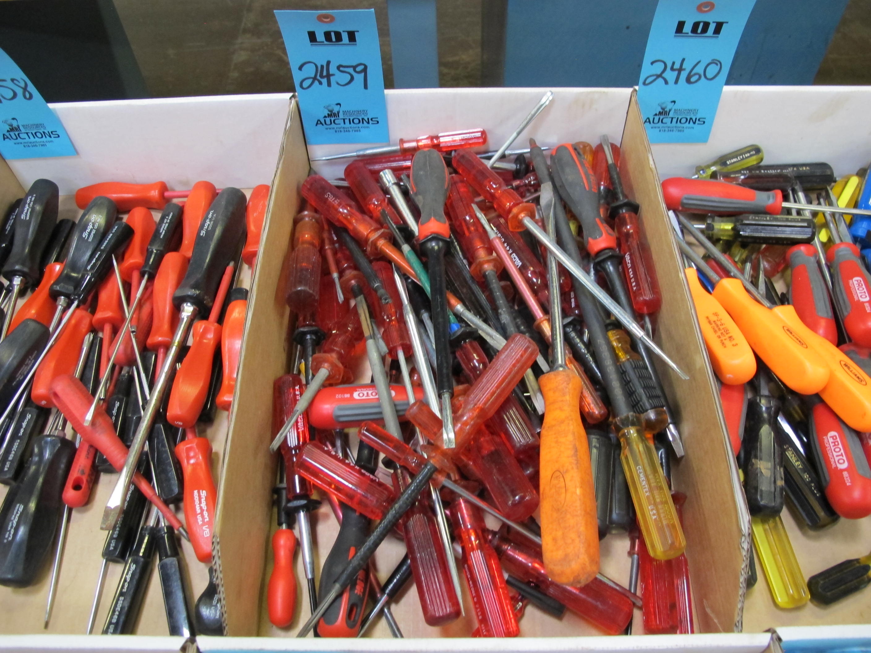MISC. SCREWDRIVERS, VARIED SIZES-2459
