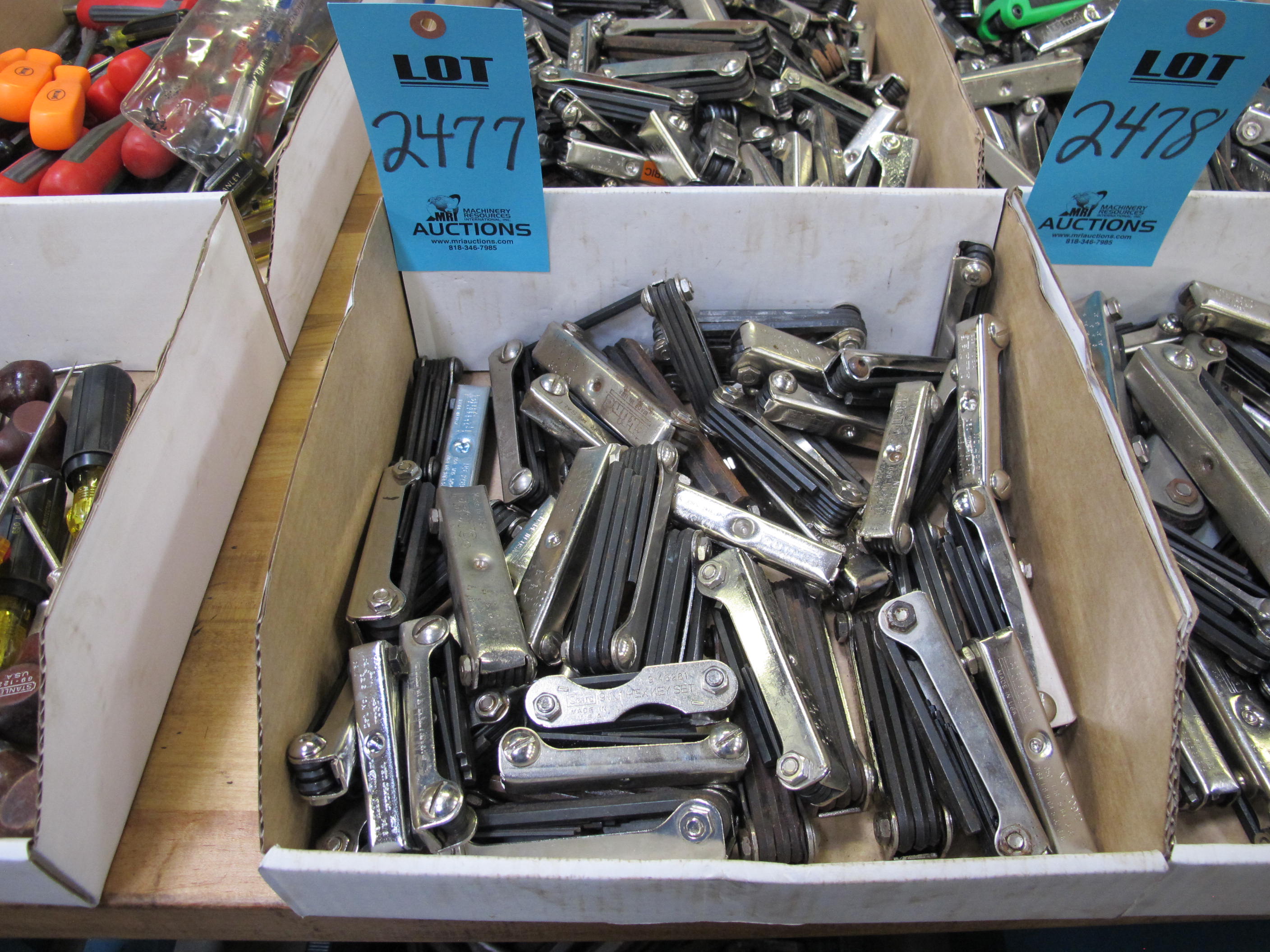 MISC. FOLDING HEX KEY SETS-2477