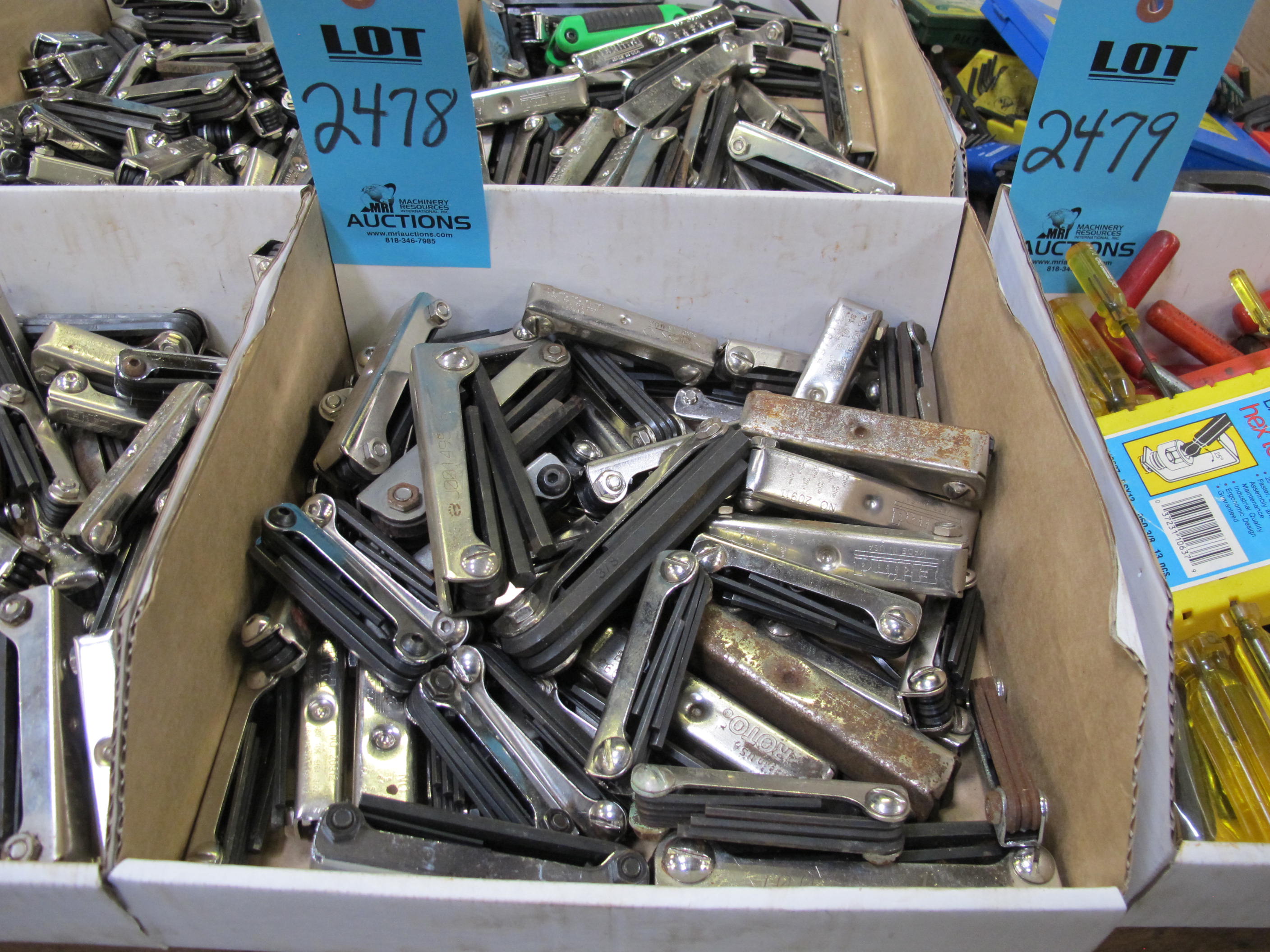 MISC. FOLDING HEX KEY SETS-2478