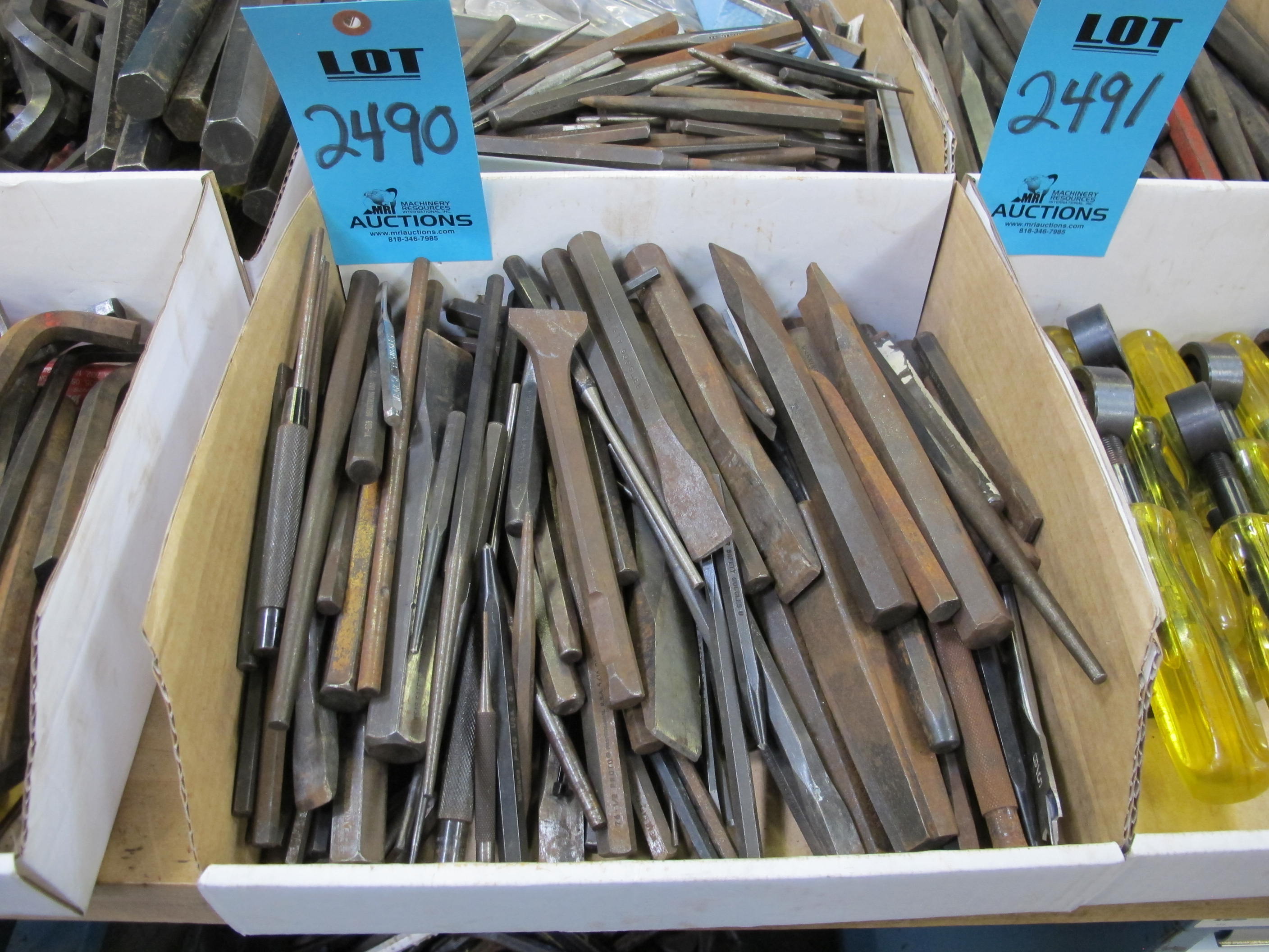 MISC. CHISELS AND PUNCHES-2490