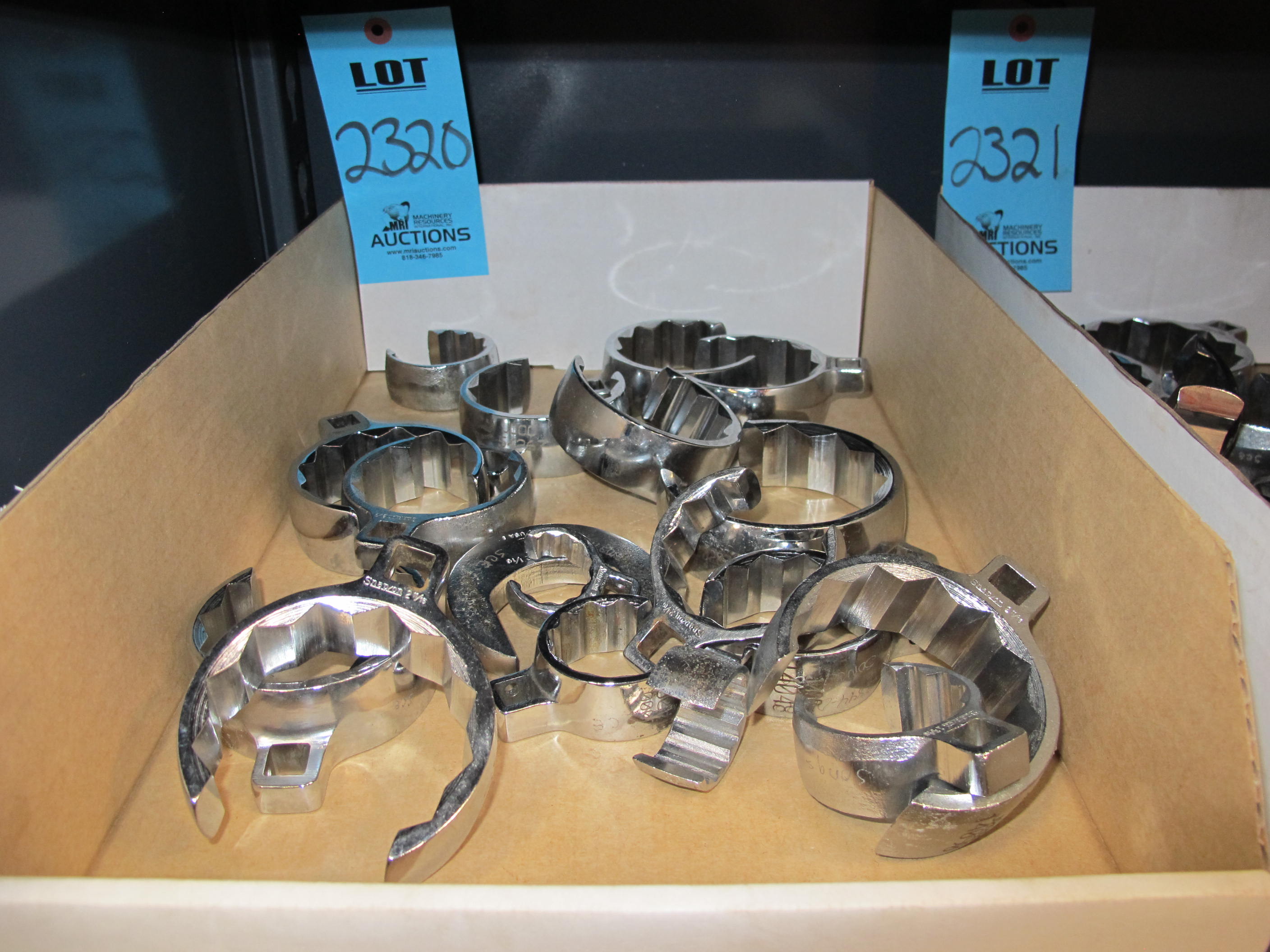 SNAP ON TUBE WRENCH CROWS FEET, 7/16" - 3 1/8"-2320