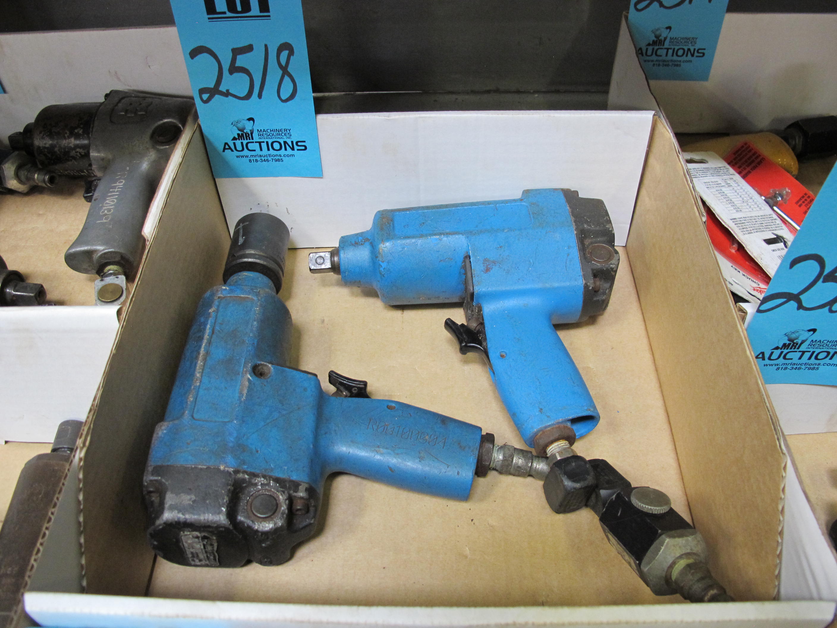 (2) MASTERPOWER PNEUMATIC IMPACT DRIVER, 1/2"-2518