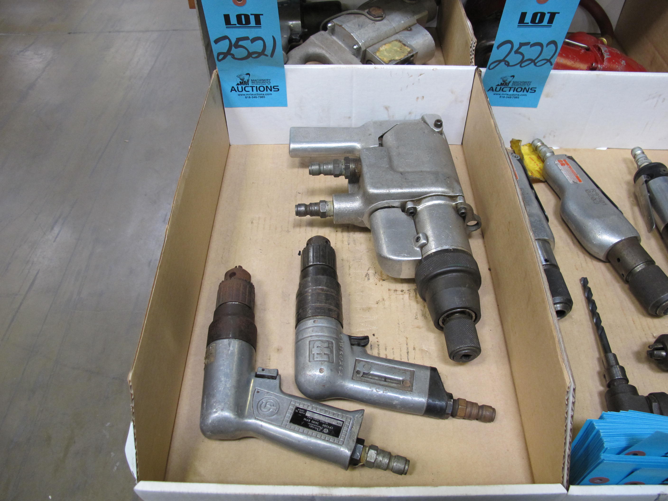 (3) PNUEMATIC DRILLS-2521
