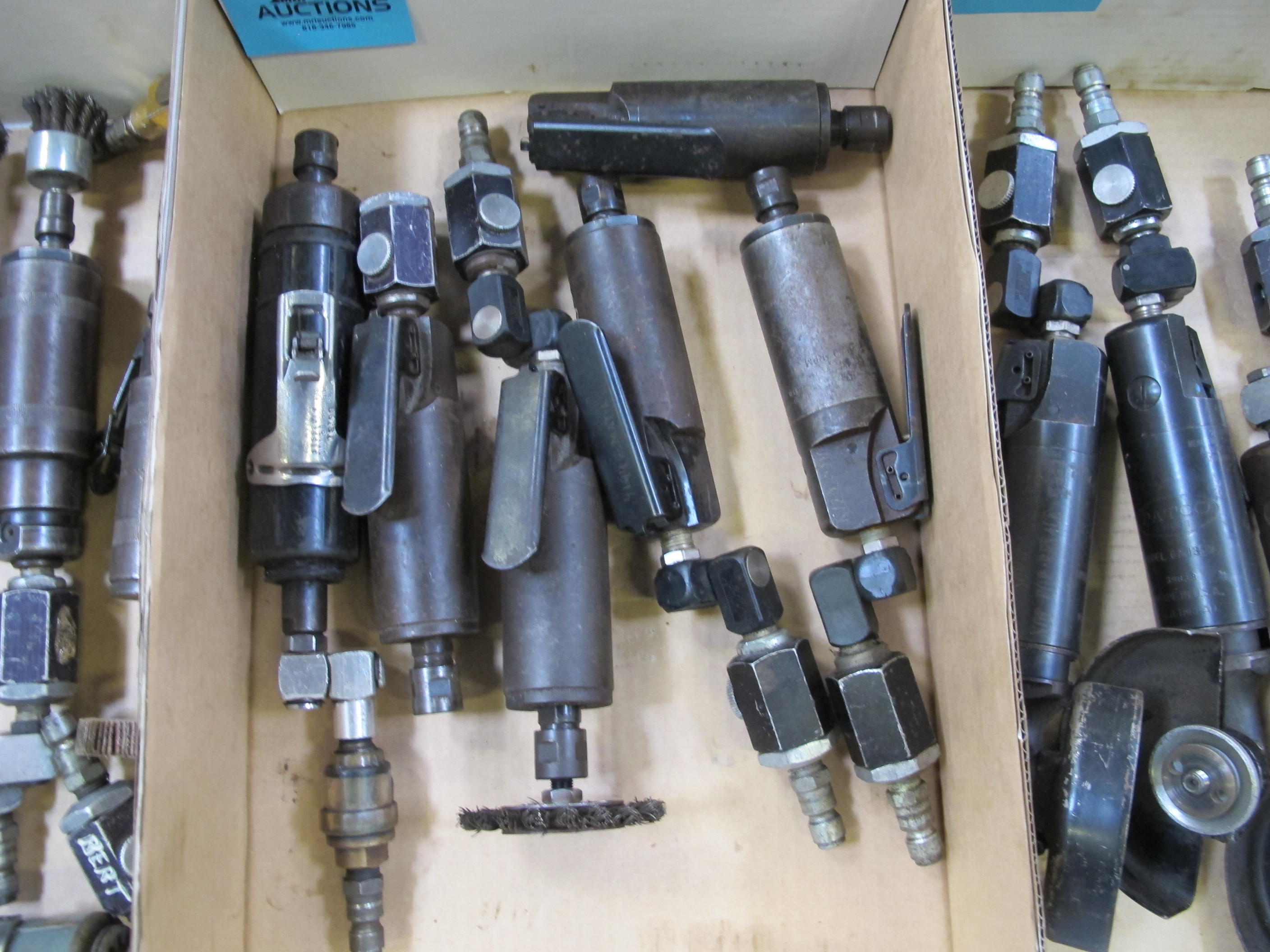 (6) STRAIGHT PNUEMATIC DIE GRINDERS-2530