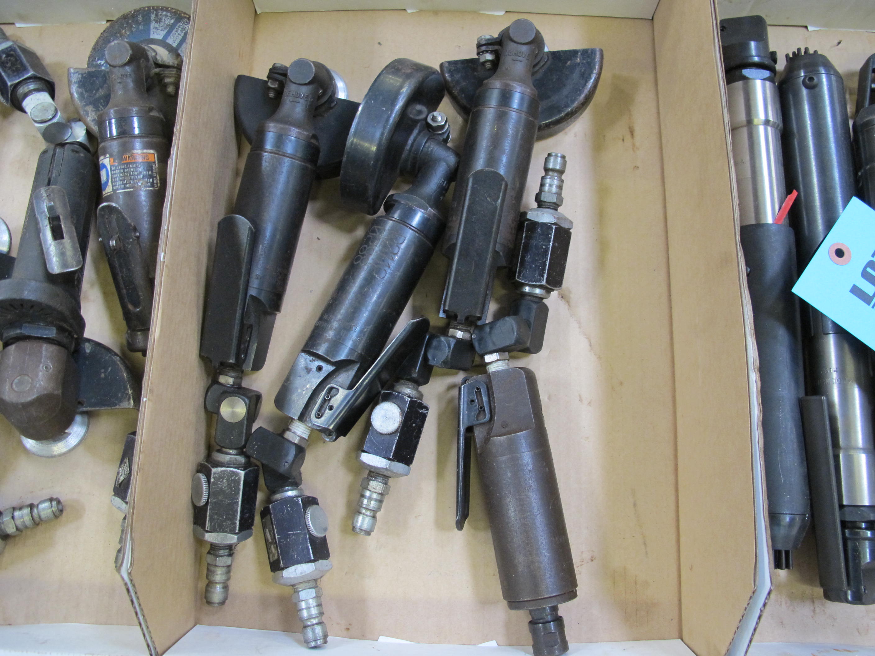 (4) ANGLED PNEUMATIC GRINDERS-2540