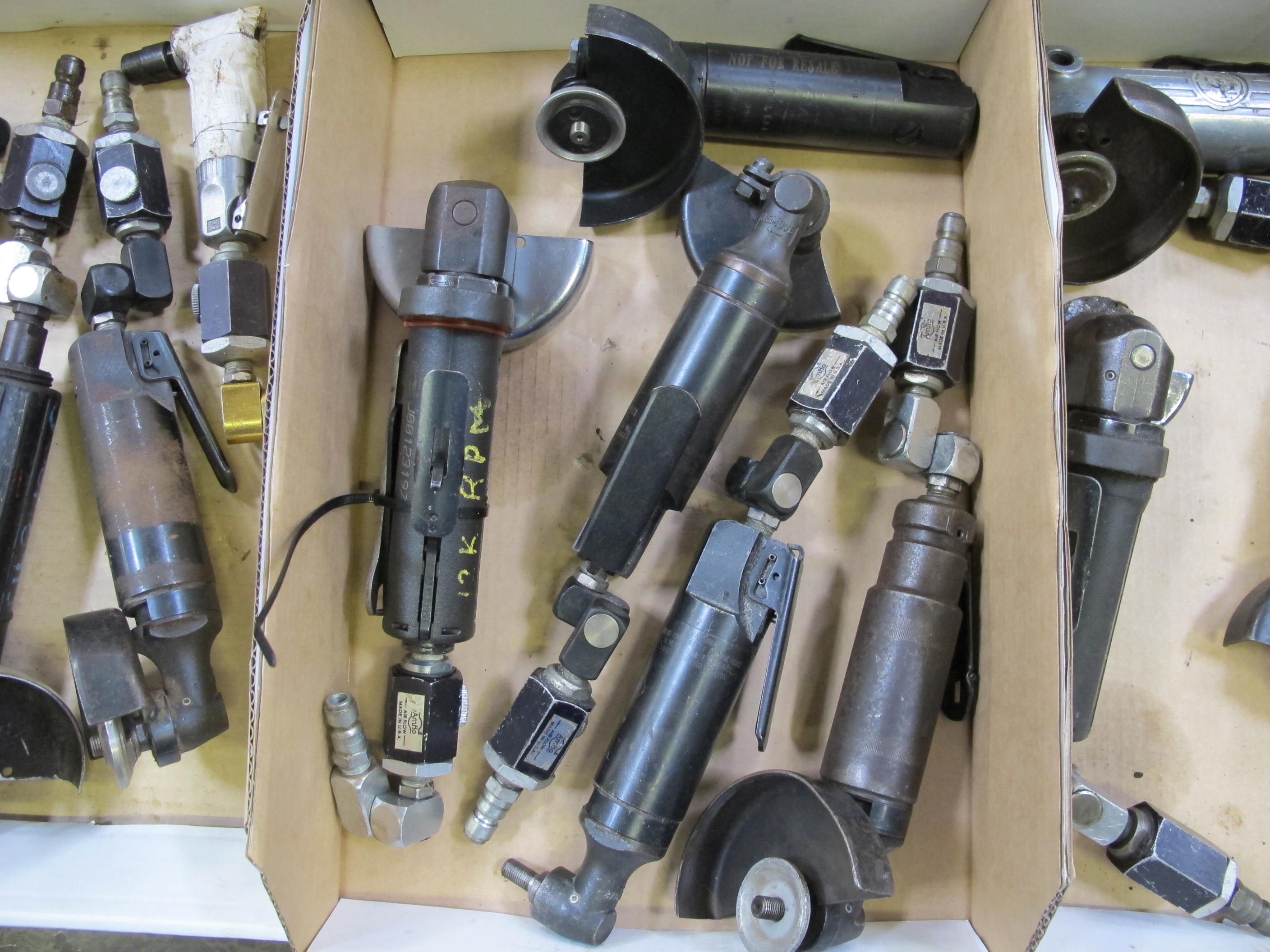 (5) ANGLED PNEUMATIC GRINDERS-2541