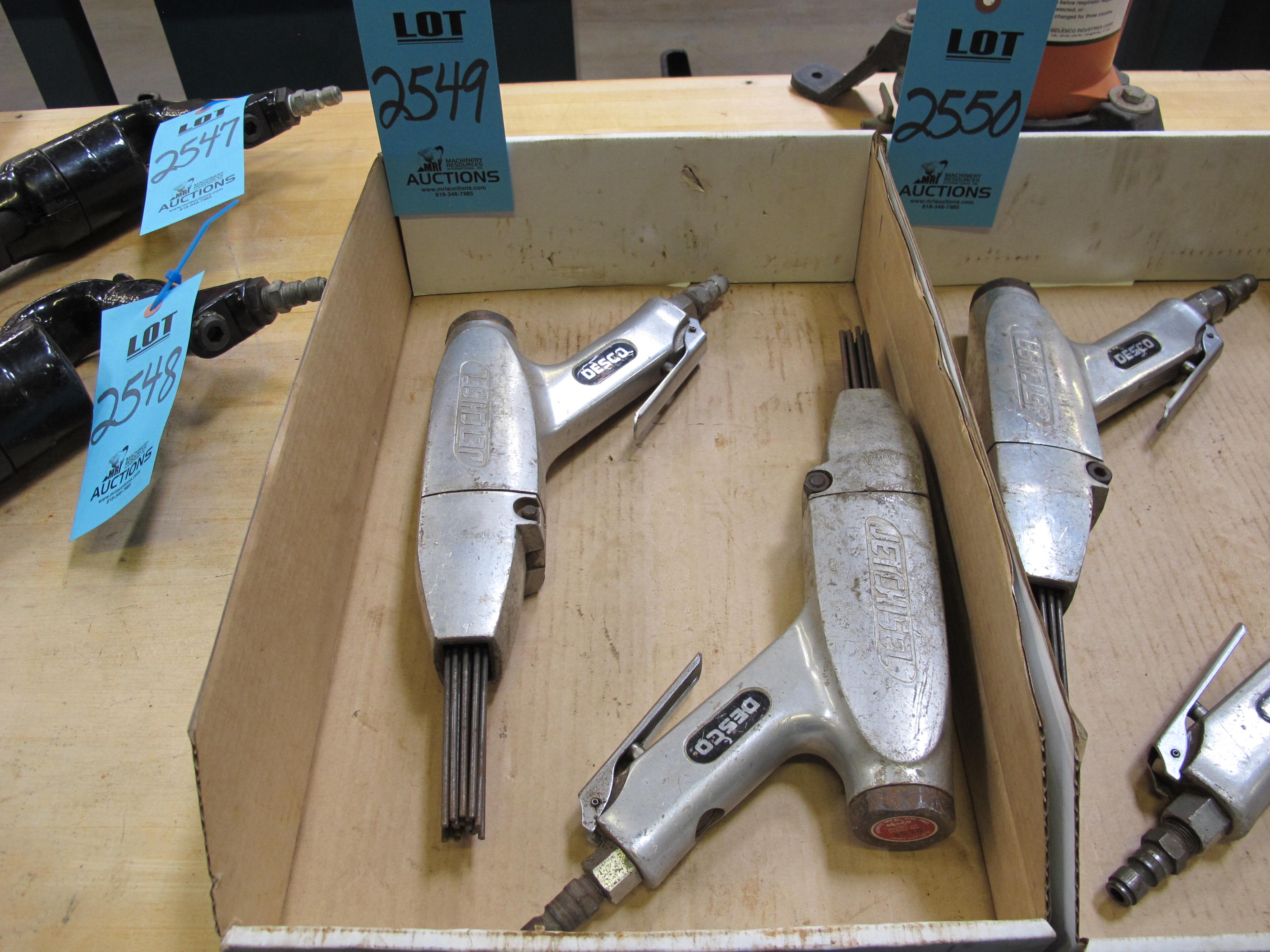 (2) DESCO JET CHISELS, MODEL NUMBER 24-2549