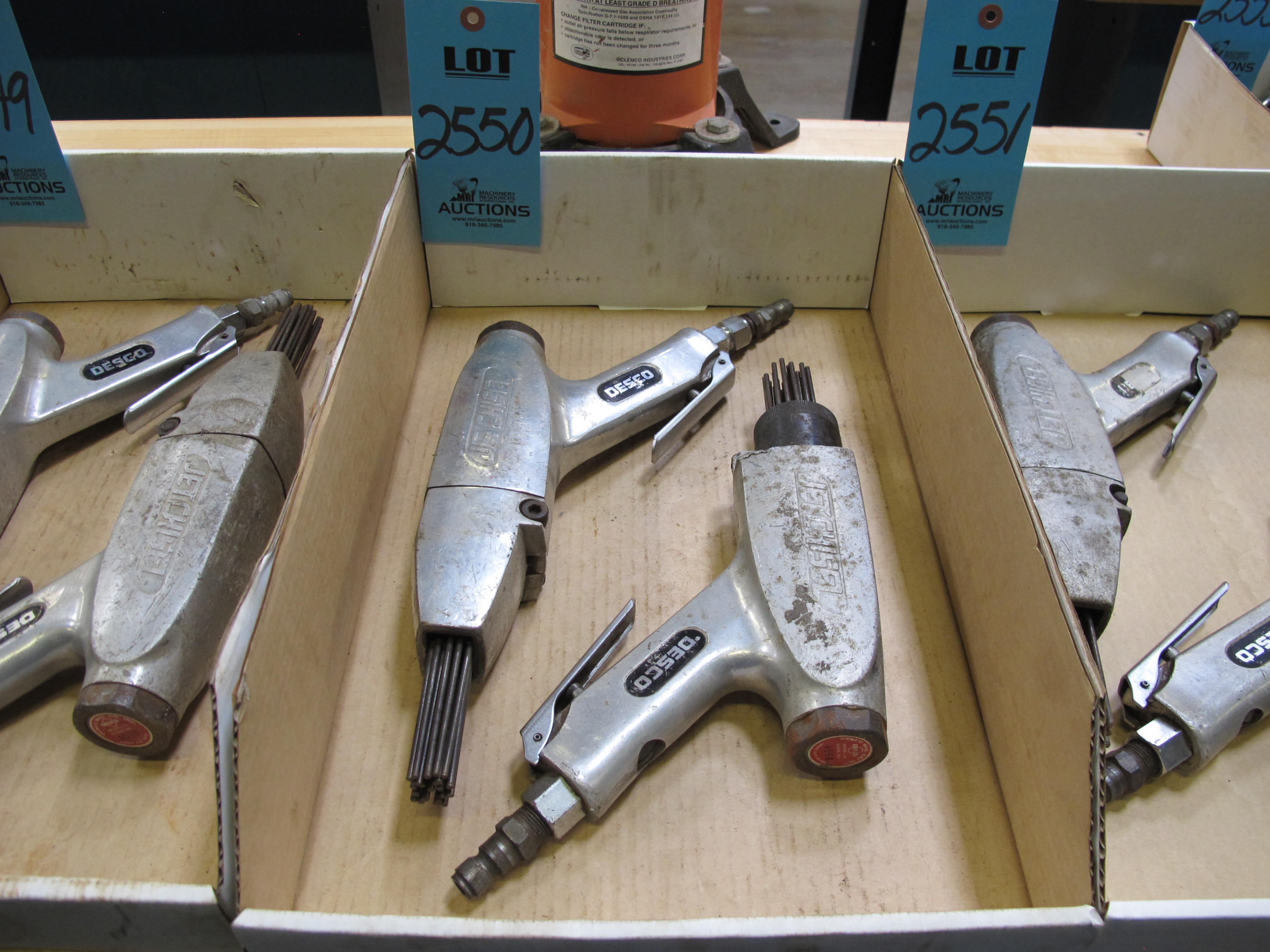 (2) DESCO JET CHISELS, MODEL NUMBER 24-2550