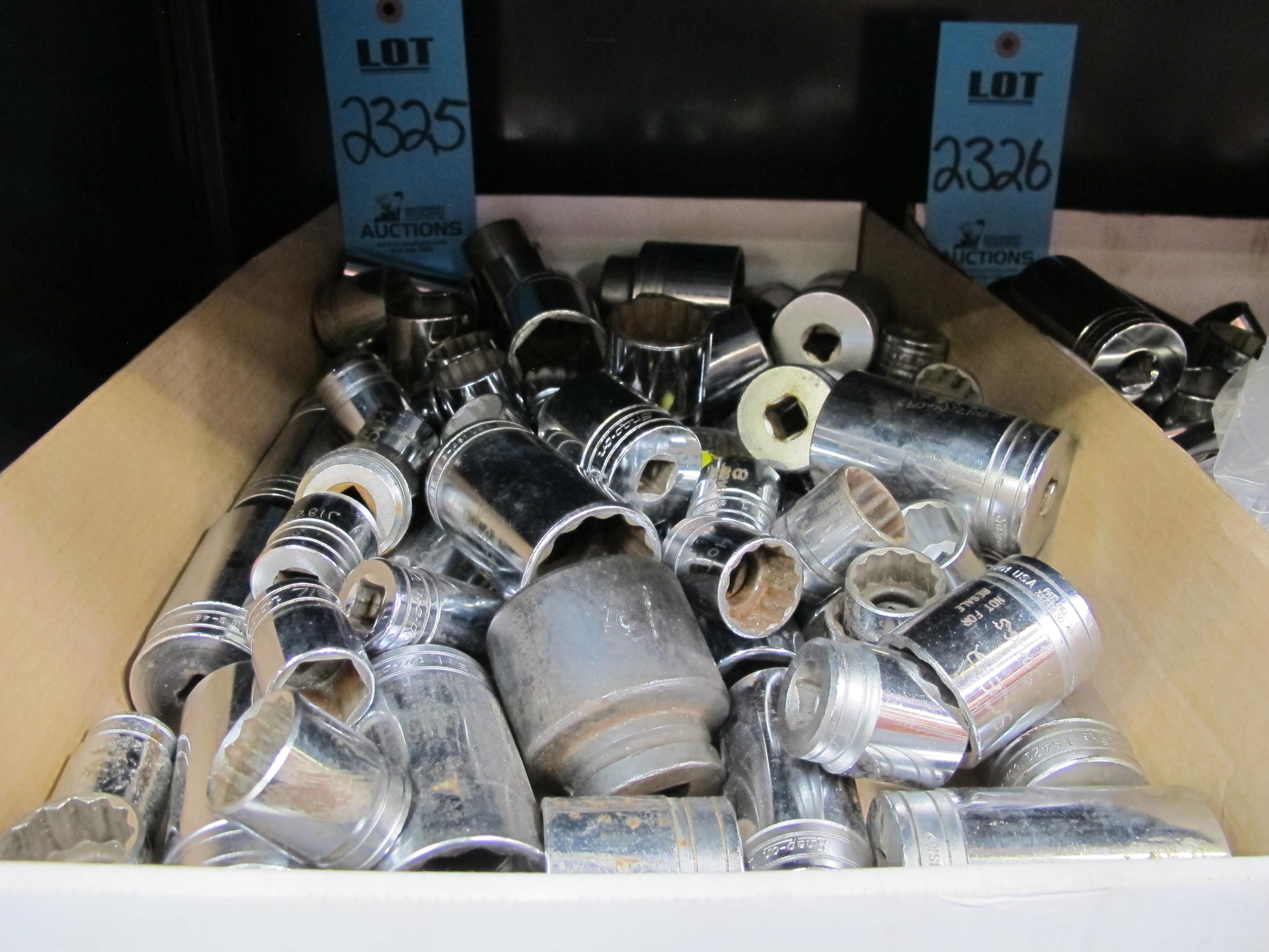 SNAP ON SOCKETS, VARIED SIZES-2325