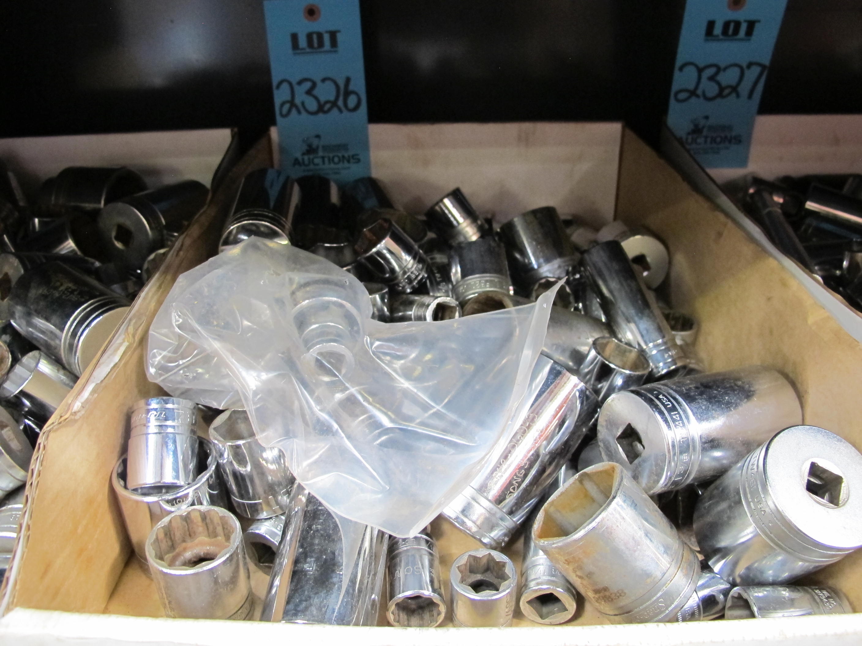 SNAP ON SOCKETS, VARIED SIZES-2326